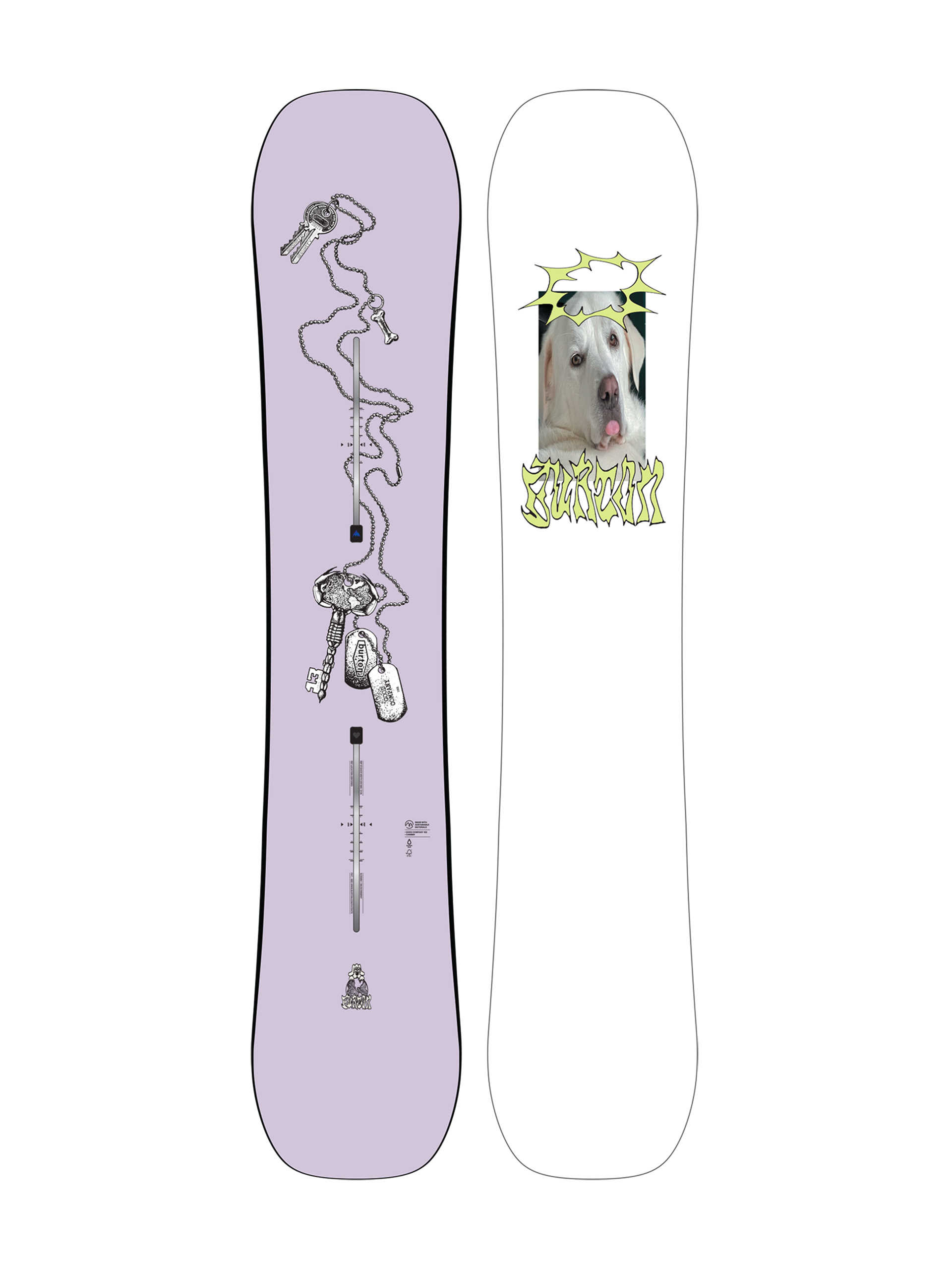 Burton Kilroy Twin Snowboard - white (multi)
