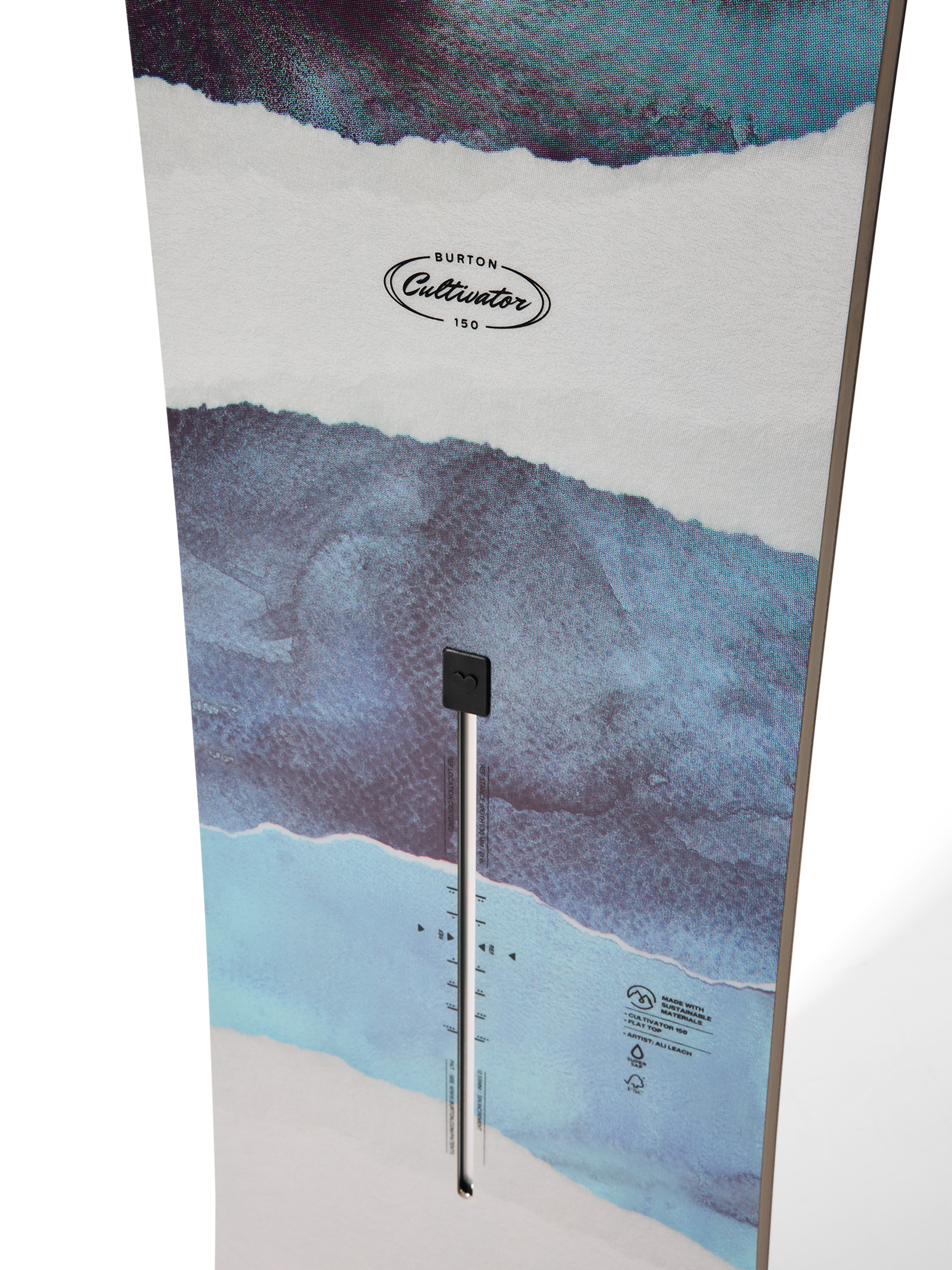 Burton Snowboard Cultivator - white, blue, multicolor (watercolor)