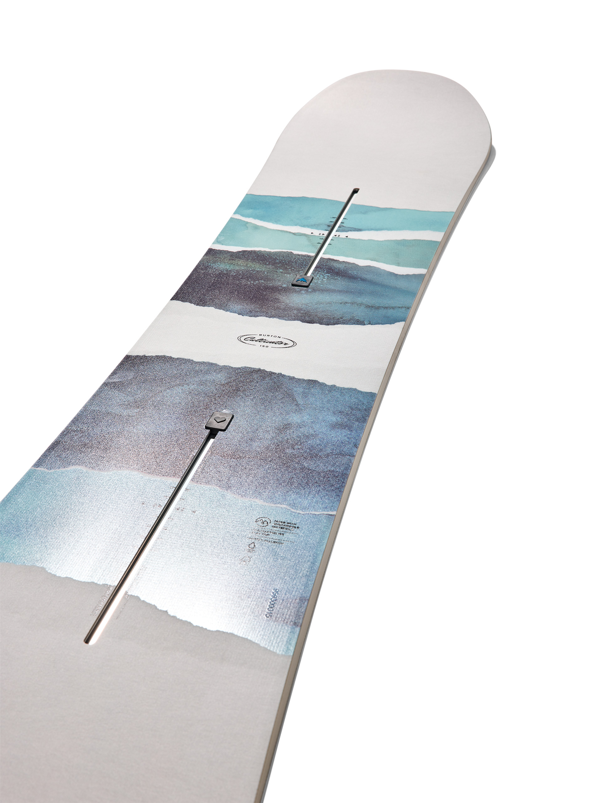Burton Snowboard Cultivator - white, blue, multicolor (watercolor)