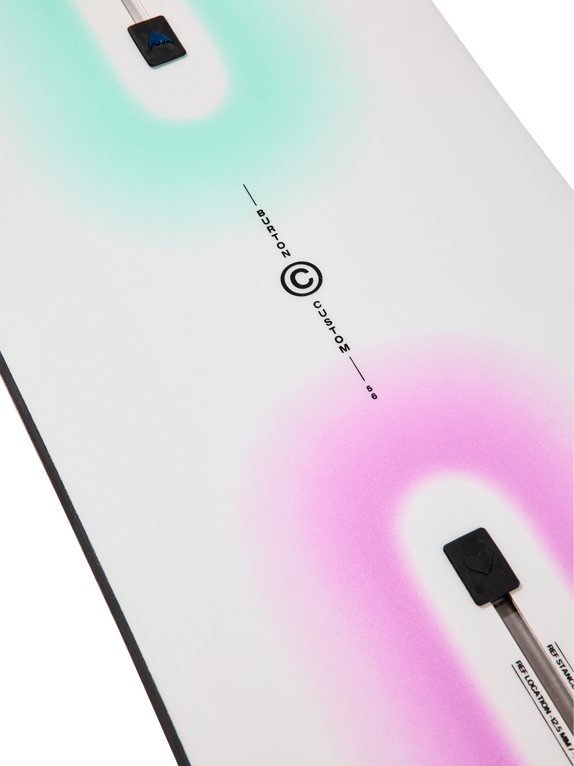 Burton Snowboard Custom - white, multicolor (glow)