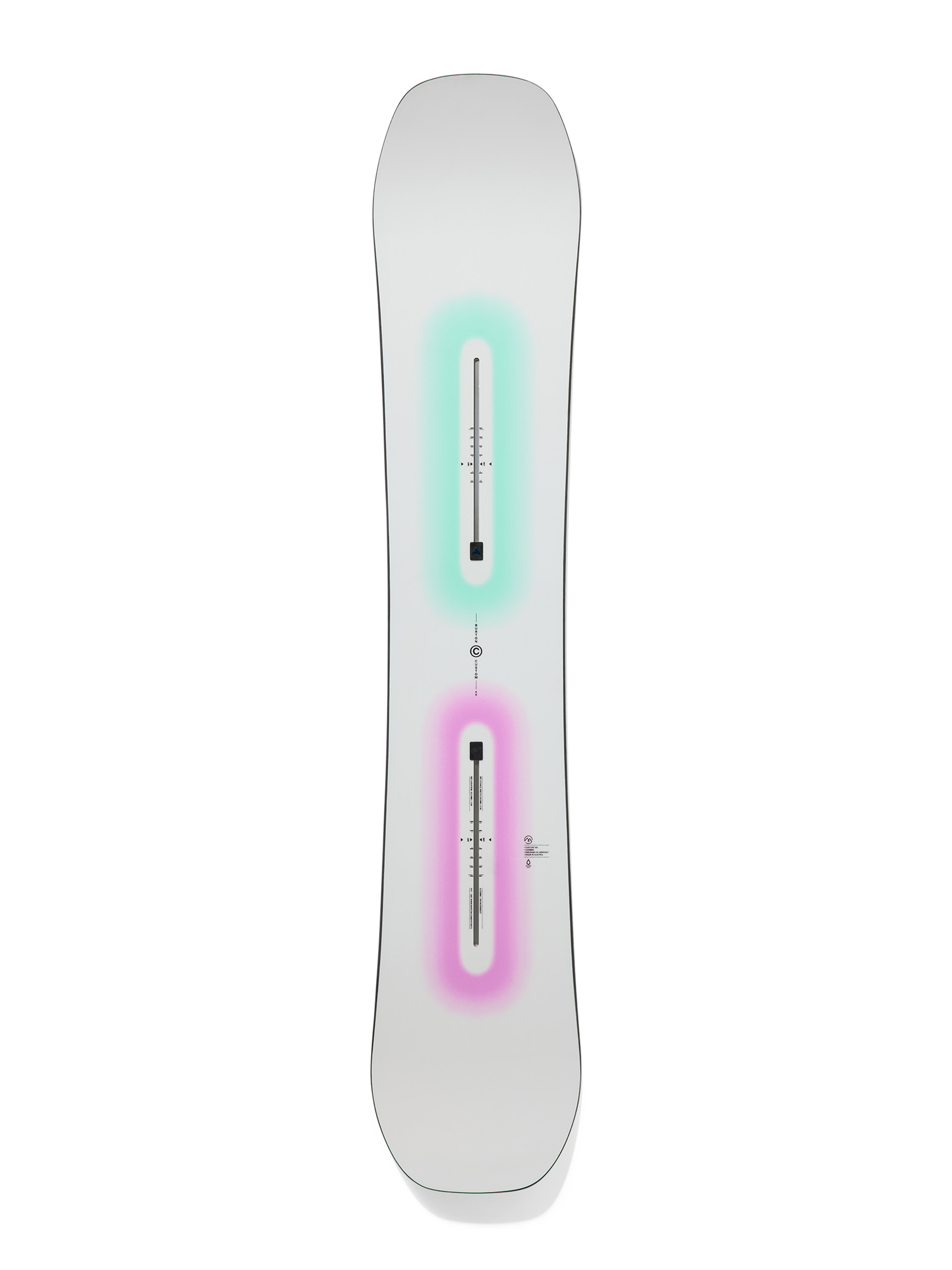Burton Snowboard Custom - white, multicolor (glow)