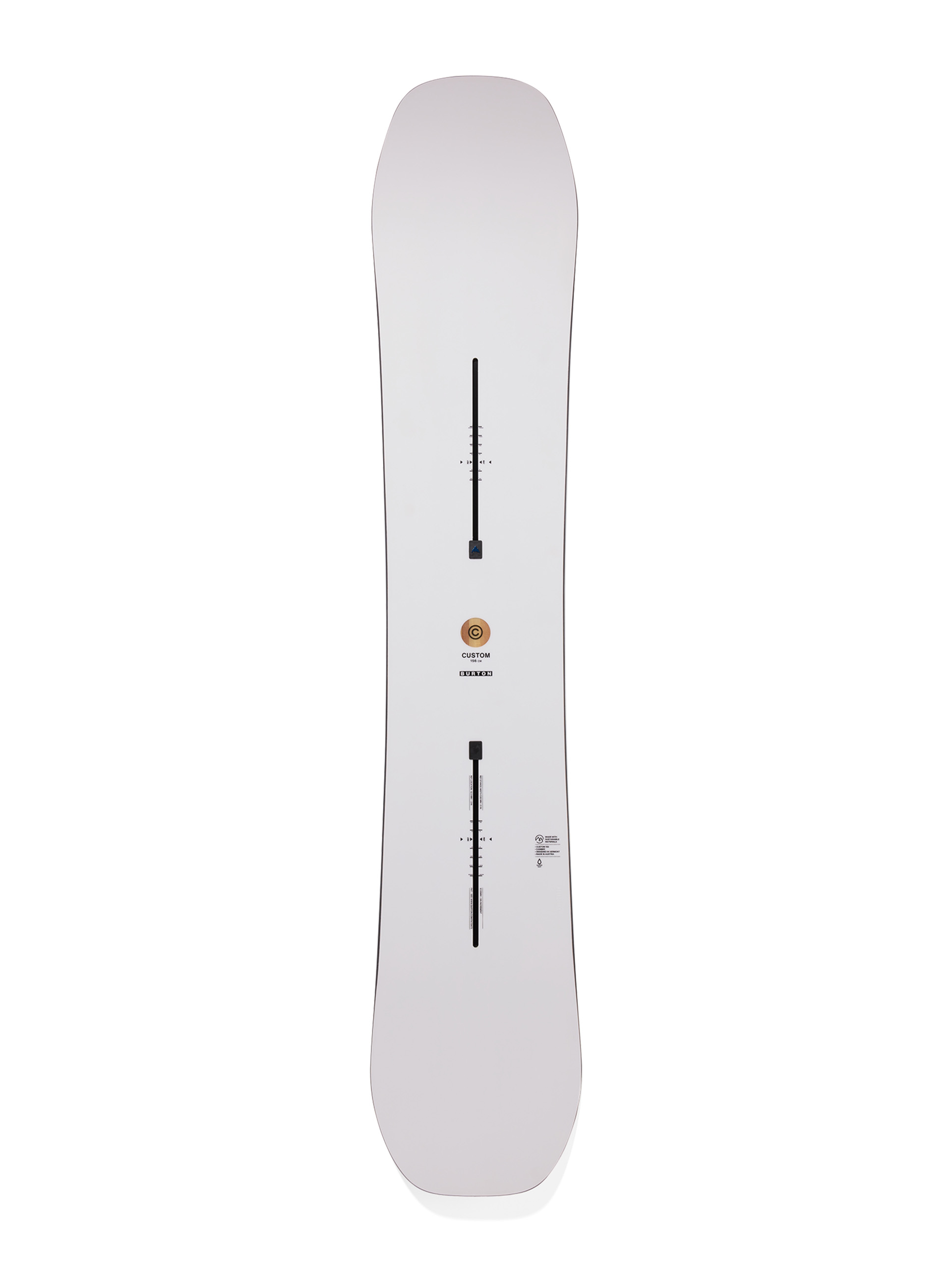 Mens Burton Snowboard Custom (white)