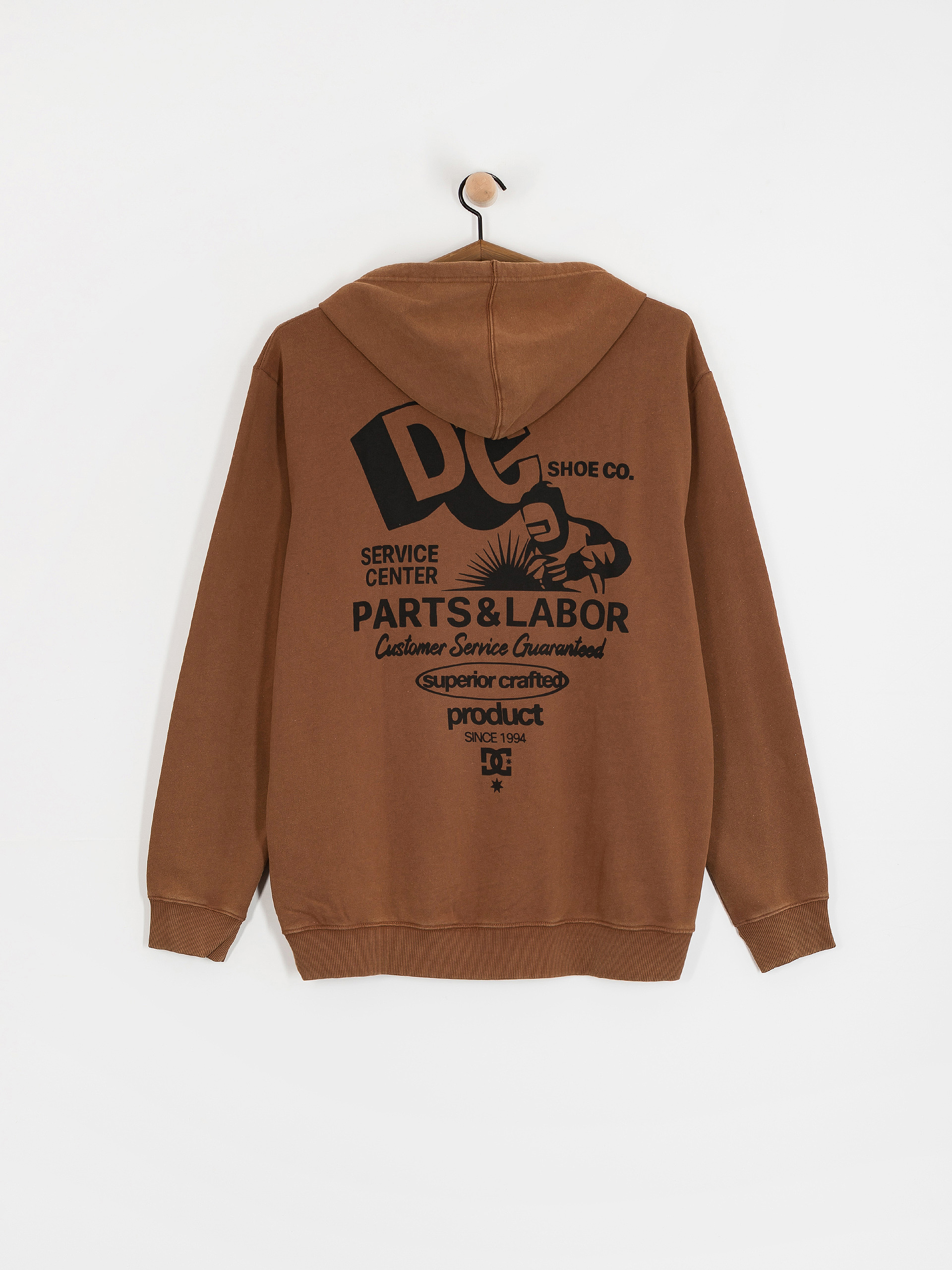 DC Parts Dep ZHD Hoodie - brown (toffee)