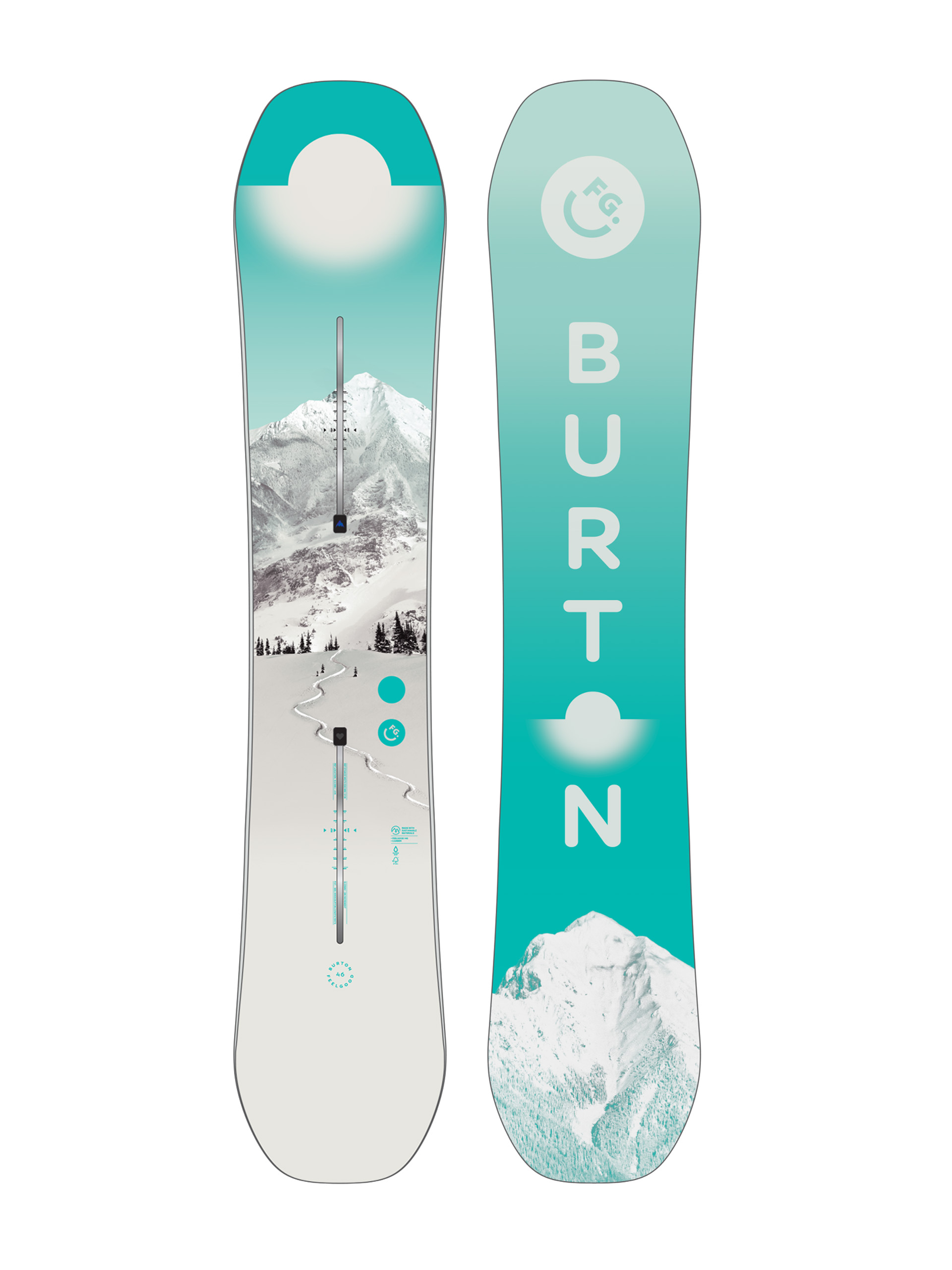 Burton Snowboard Feelgood Wmn blue, grey, multicolor (first tracks)