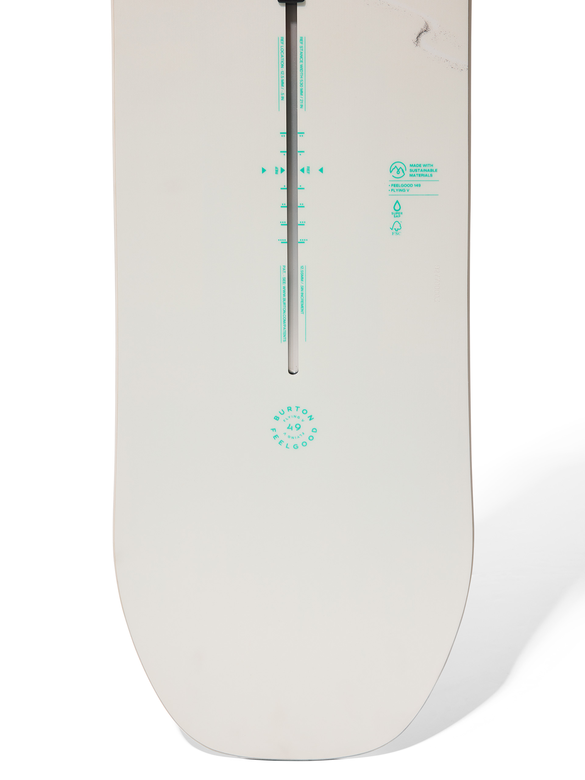 Damen Burton Feelgood Flying V Snowboard (first tracks)