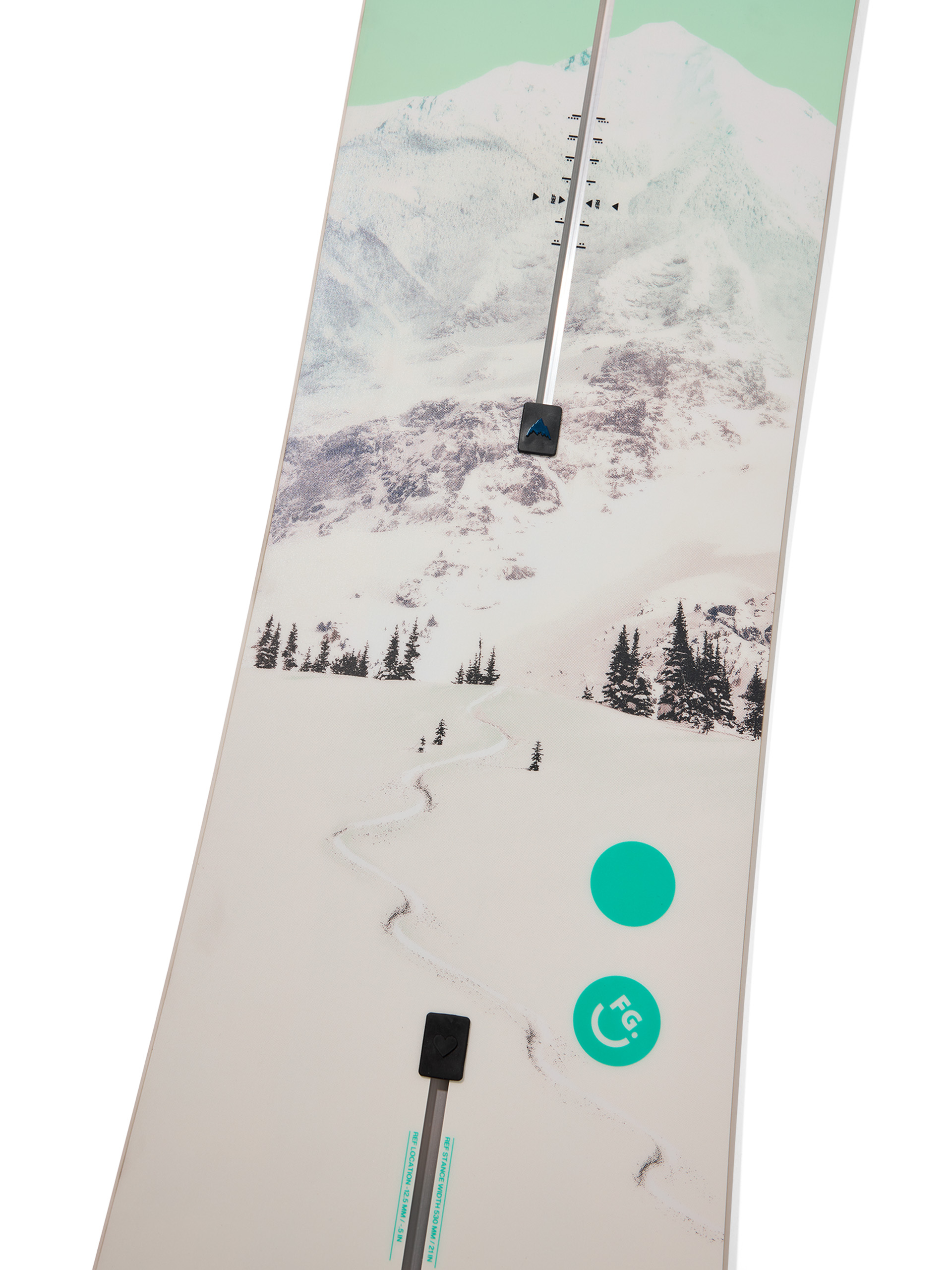 Damen Burton Feelgood Flying V Snowboard (first tracks)