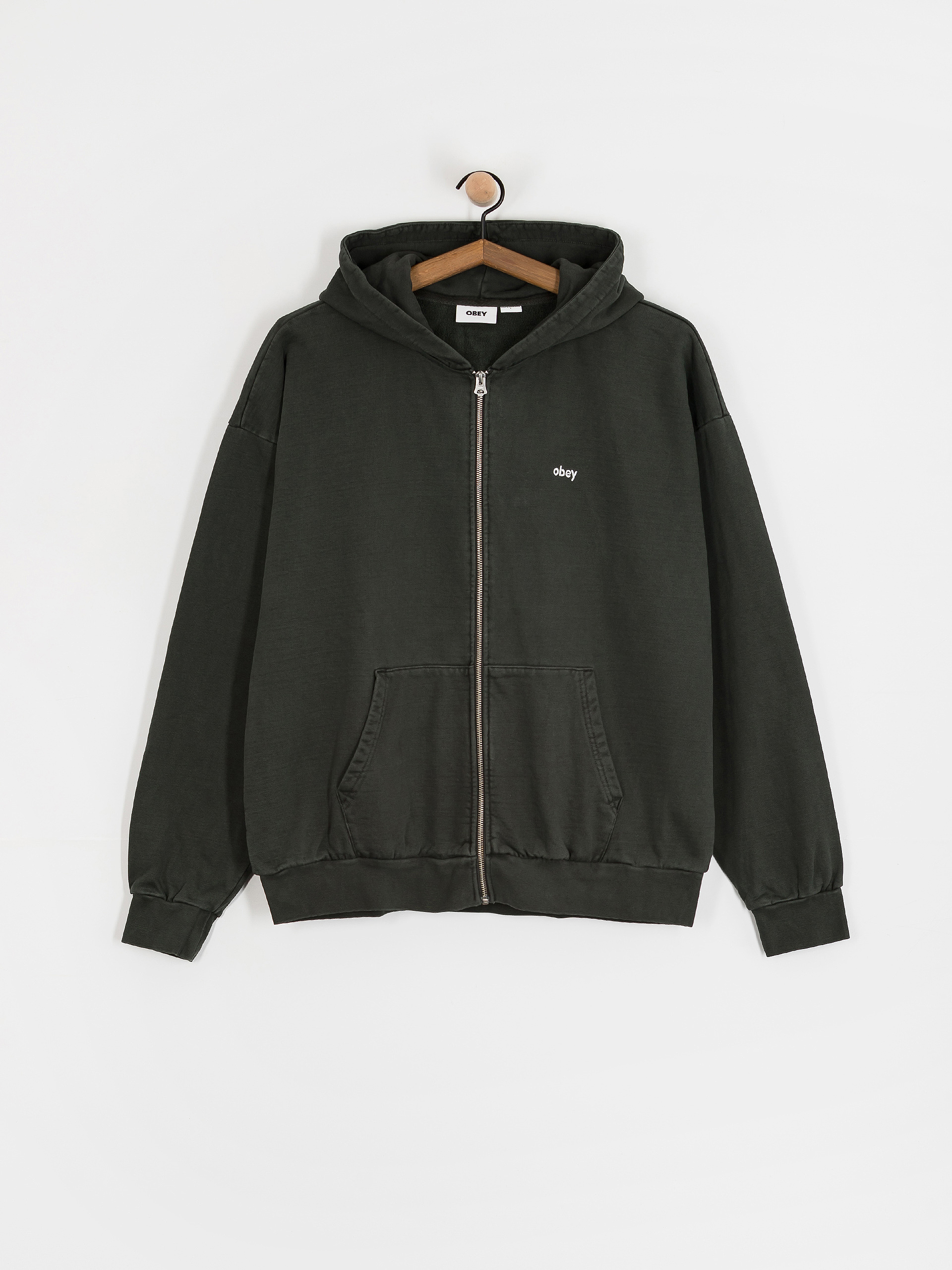 OBEY Lowercase Pigment ZHD Hoodie (pigment pirate black)