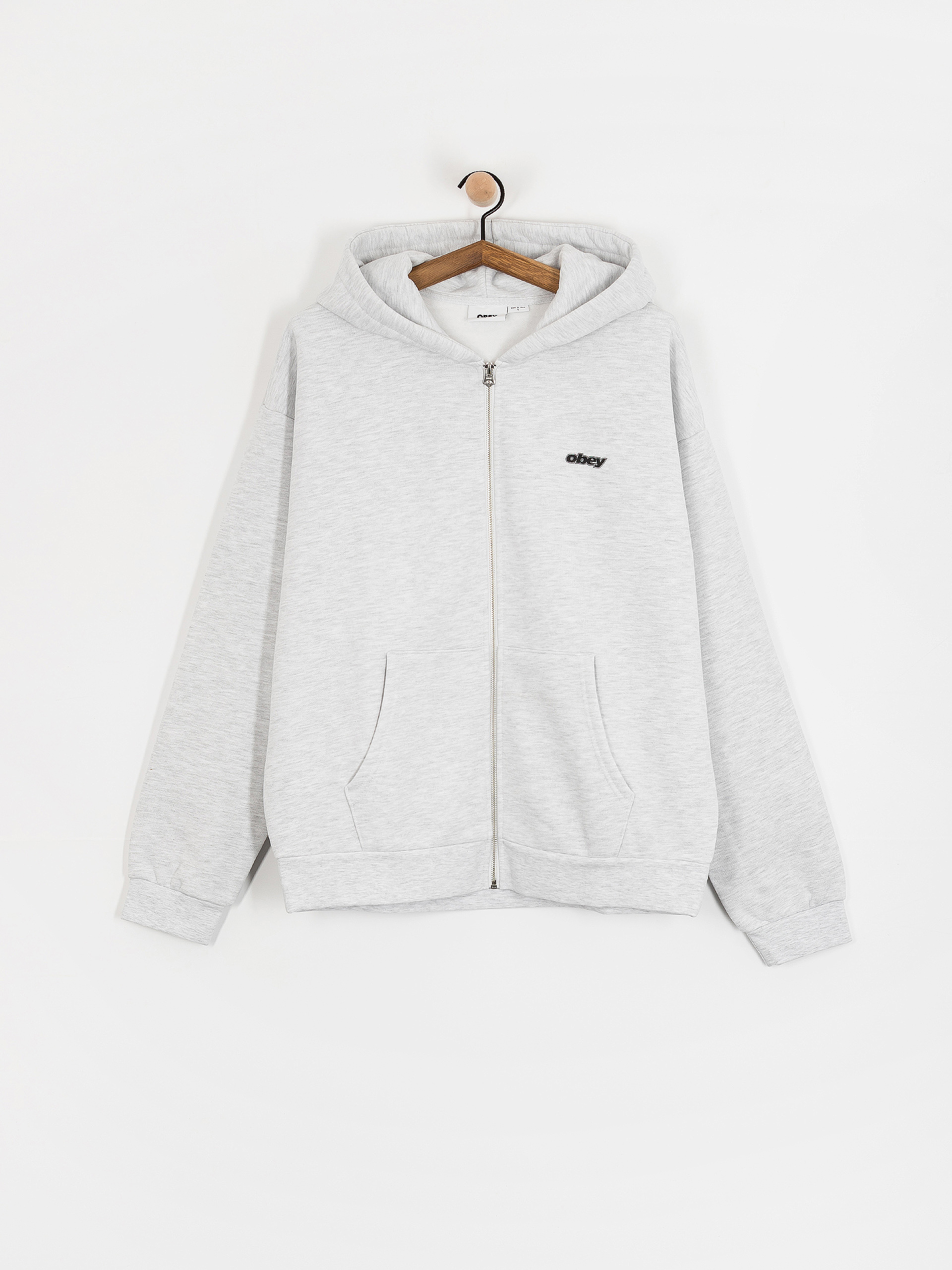 OBEY Gaze Extra Heavy ZHD Hoodie (ash grey)