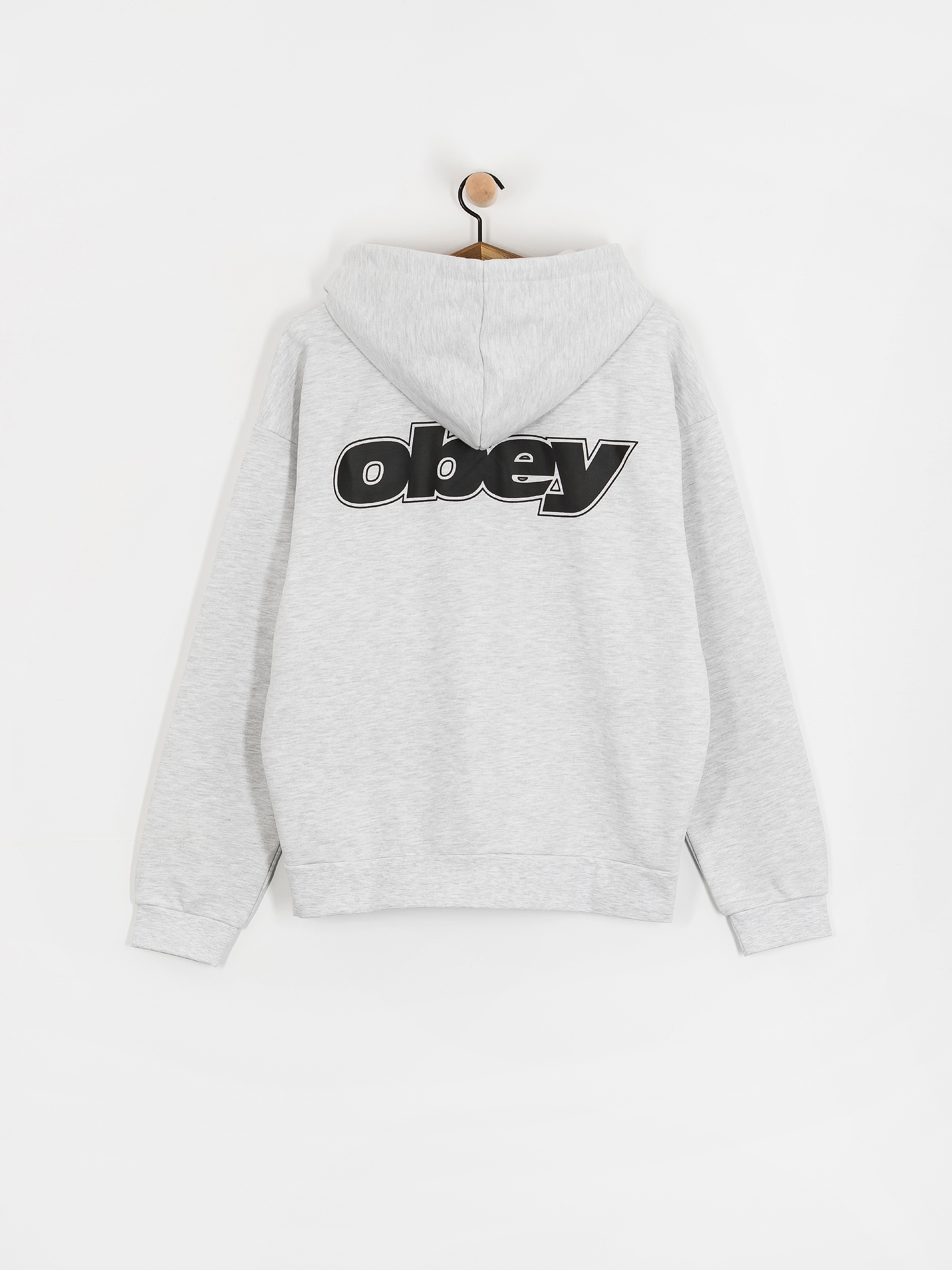 OBEY Gaze Extra Heavy ZHD Hoodie (ash grey)
