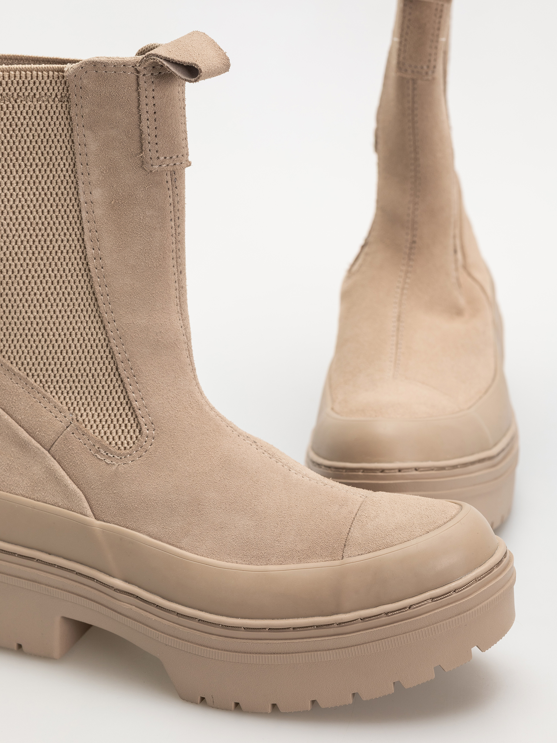 Converse Chuck Taylor All Star Lugged Heel Chelsea Wmn Schuhe (sand/chocolate)