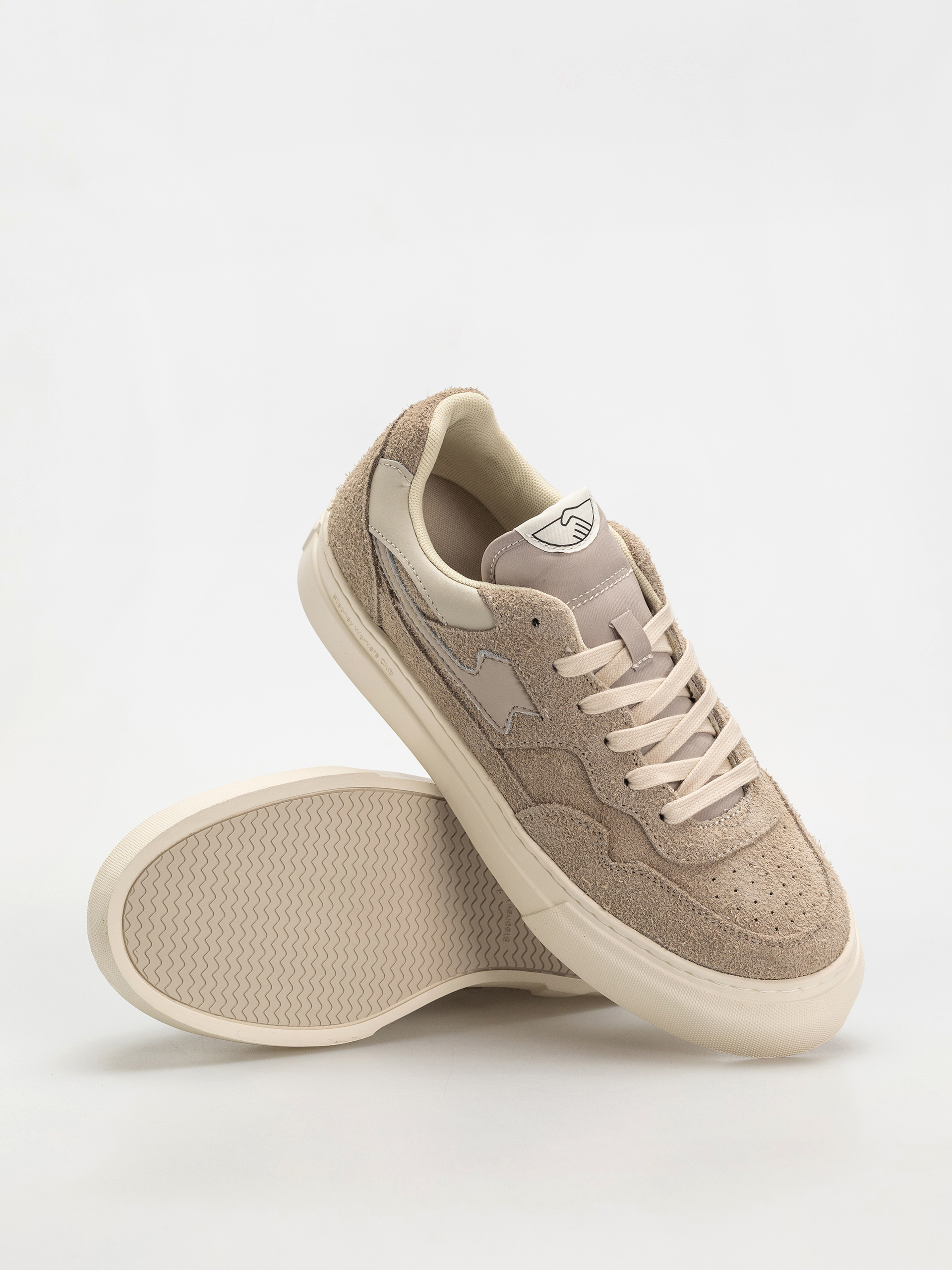 Stepney Workers Club Pearl S-Strike Shoes (raw suede taupe)