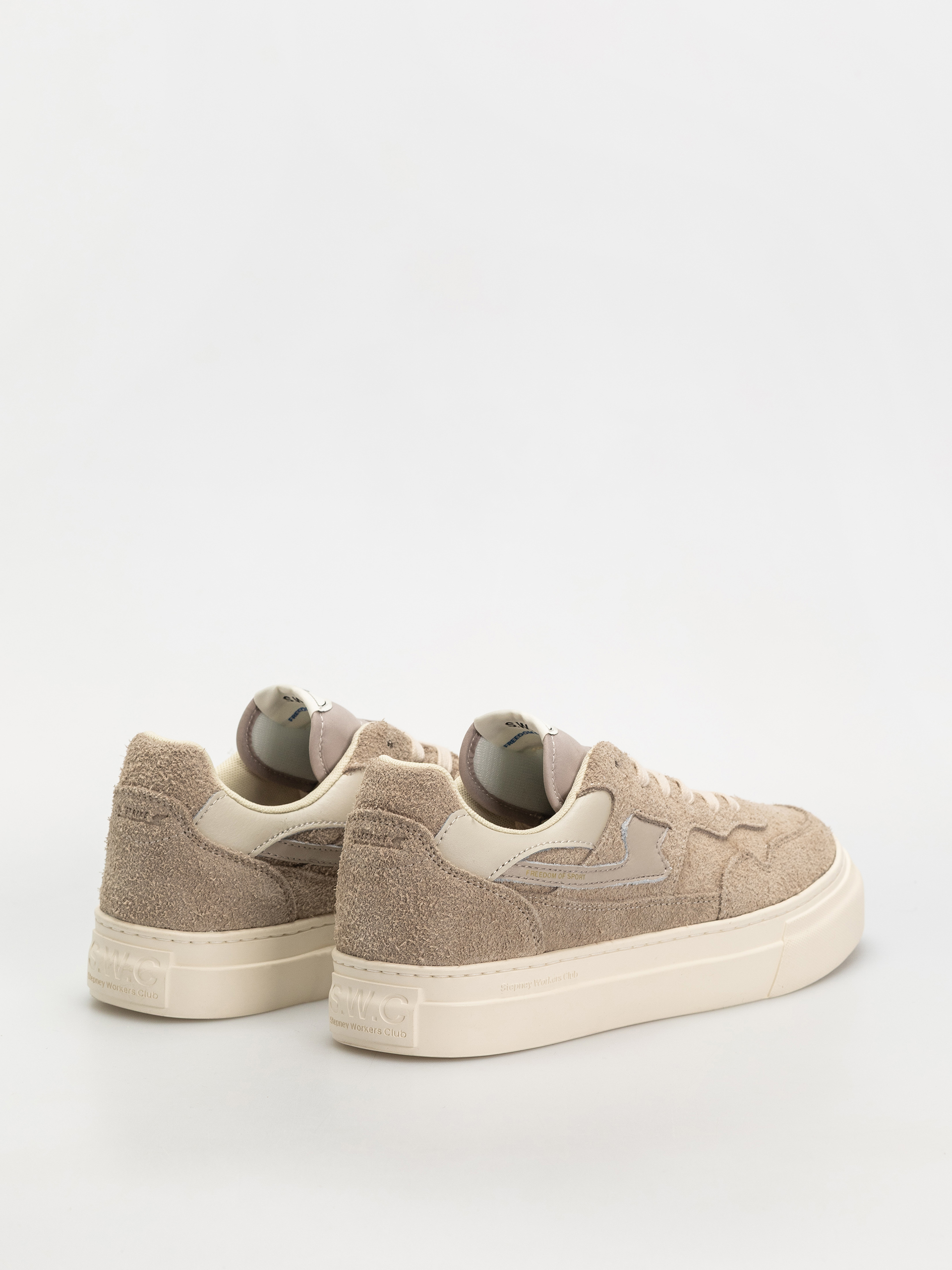 Stepney Workers Club Pearl S-Strike Schuhe (raw suede taupe)
