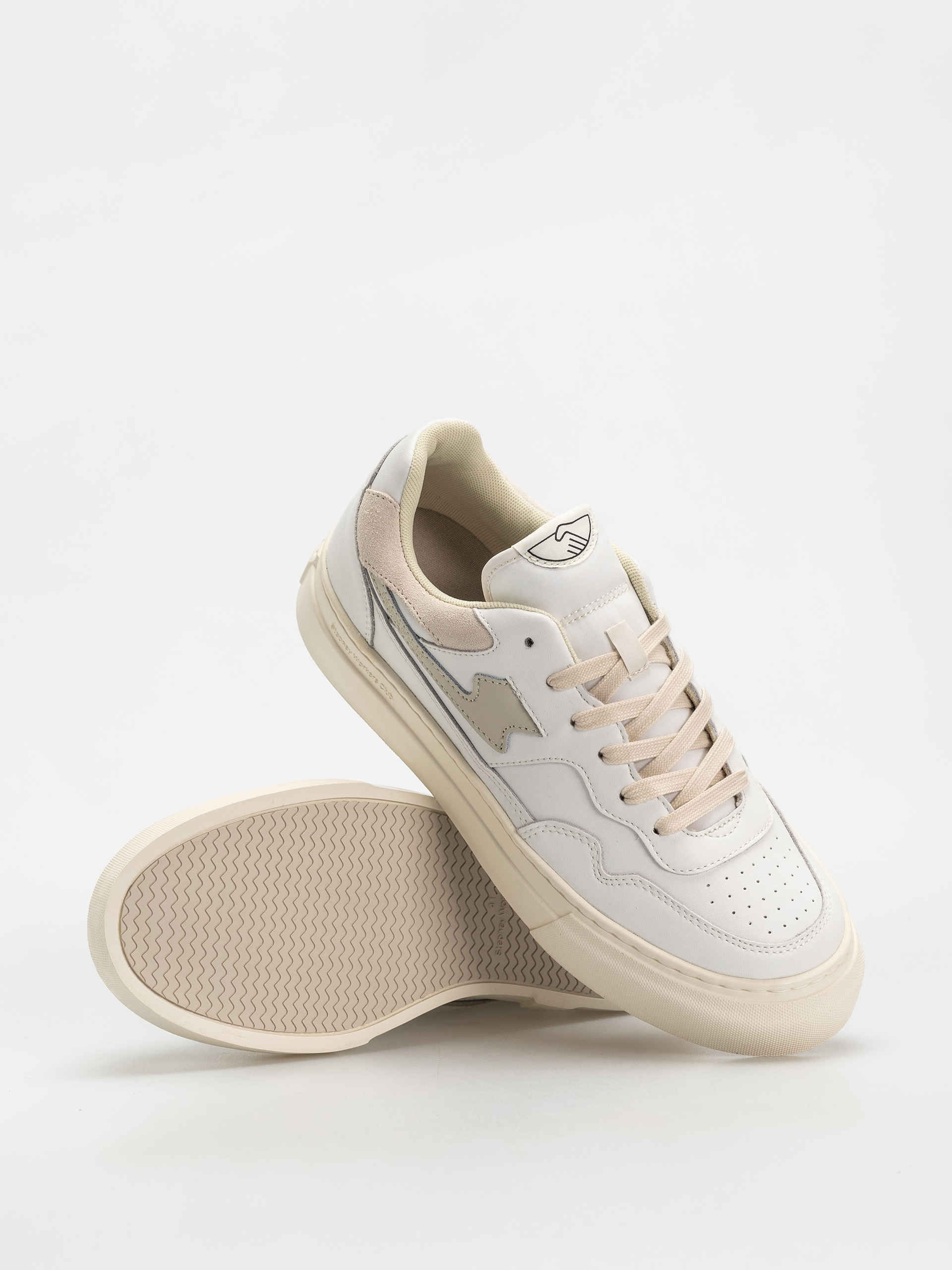 Stepney Workers Club Pearl S-Strike Shoes (leather white putty)