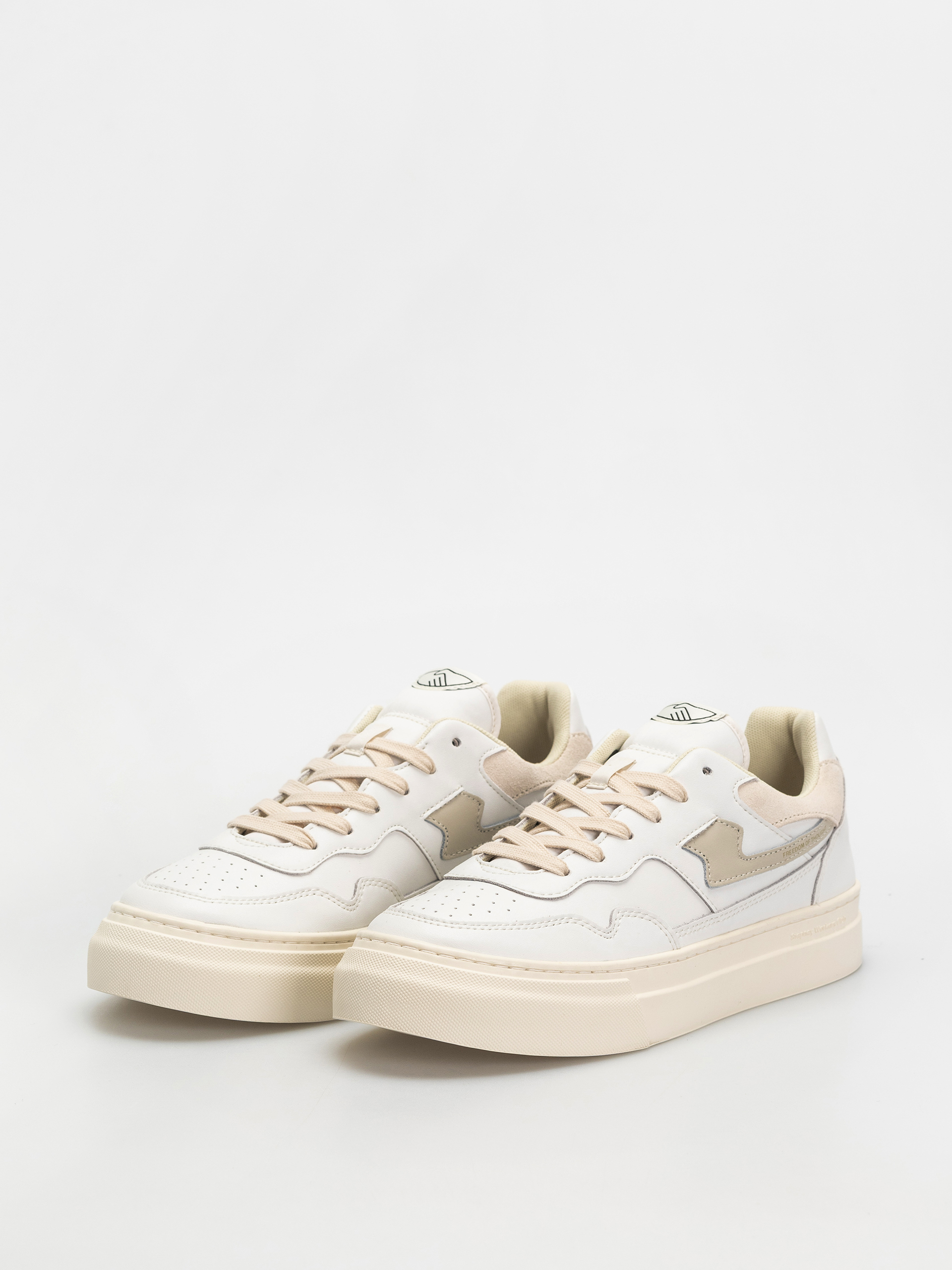 Stepney Workers Club Pearl S-Strike Shoes (leather white putty)