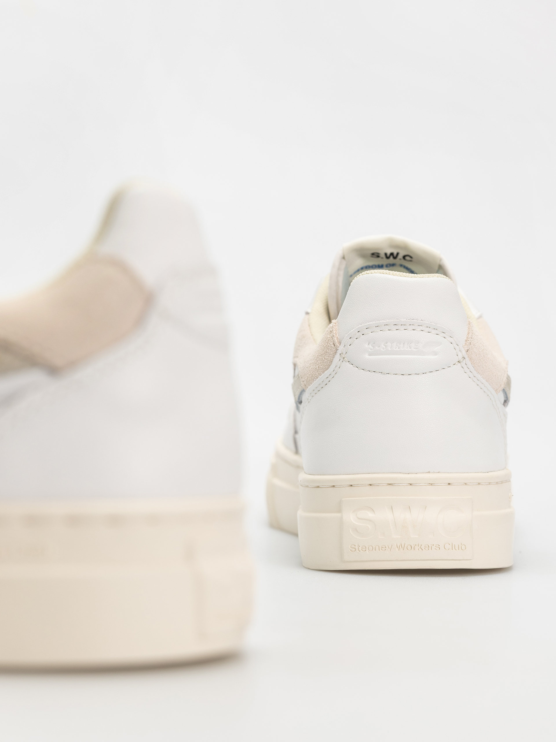 Stepney Workers Club Pearl S-Strike Schuhe (leather white putty)