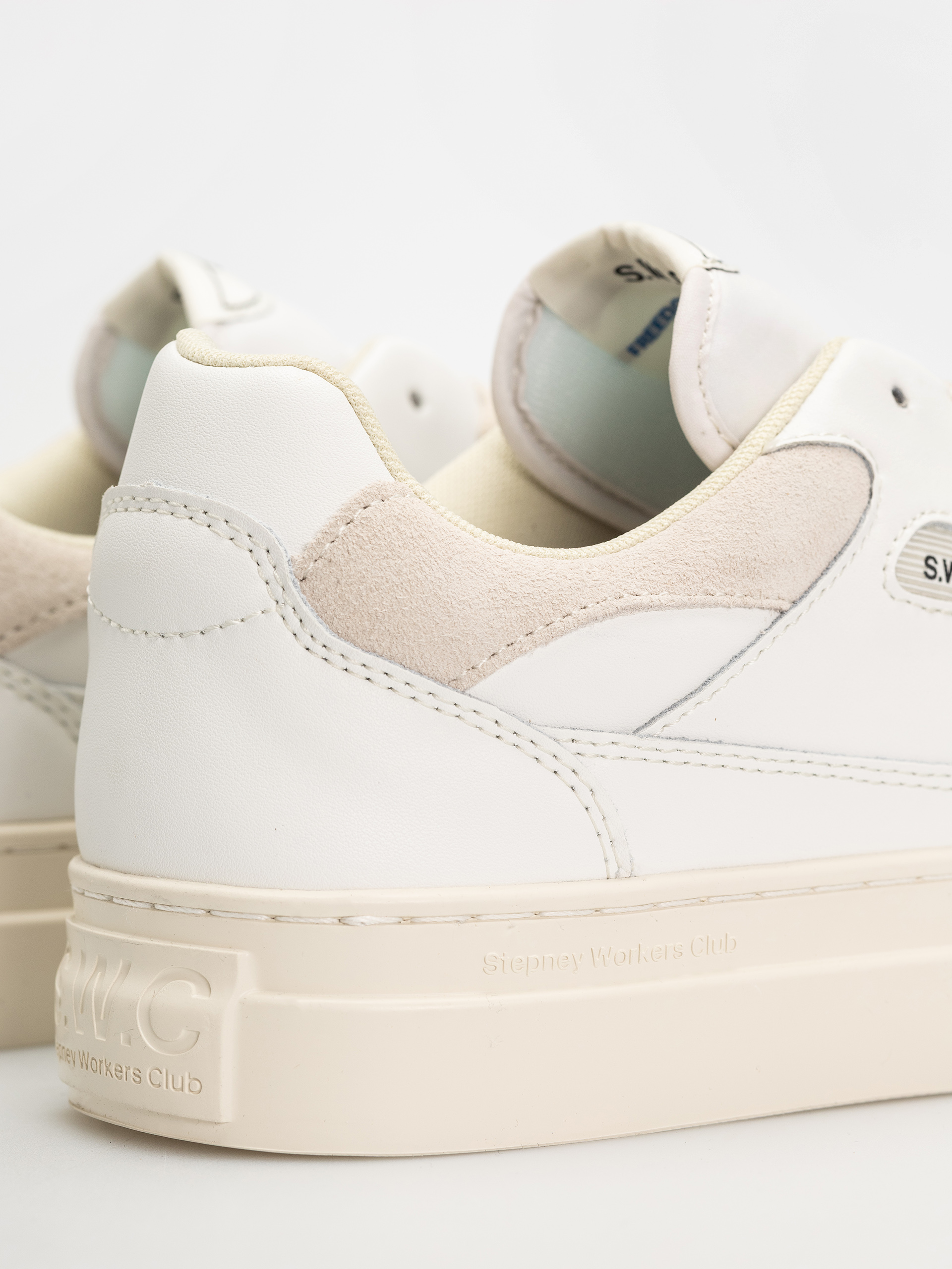 Stepney Workers Club Pearl Schuhe (leather white putty)