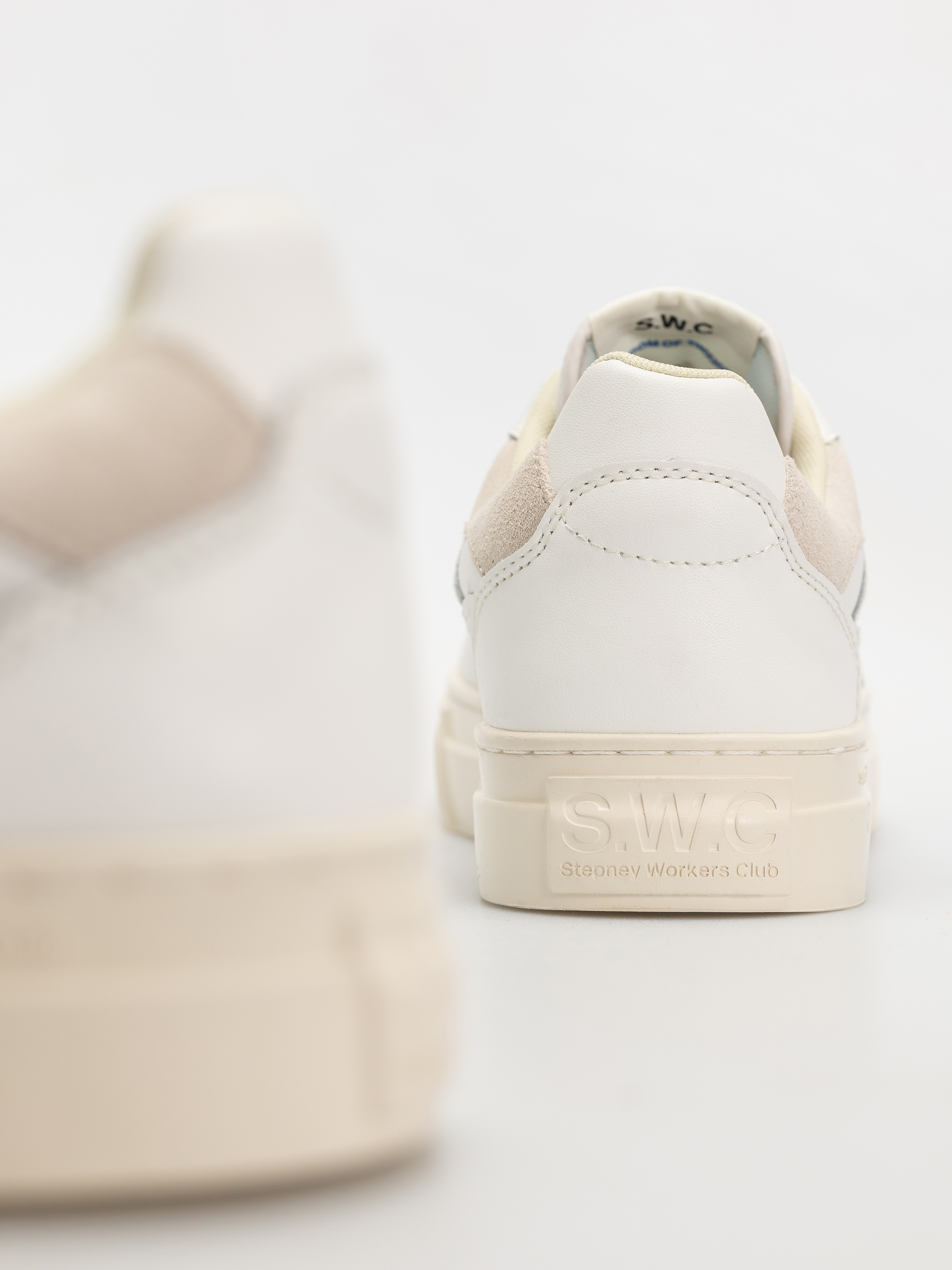 Stepney Workers Club Pearl Shoes (leather white putty)