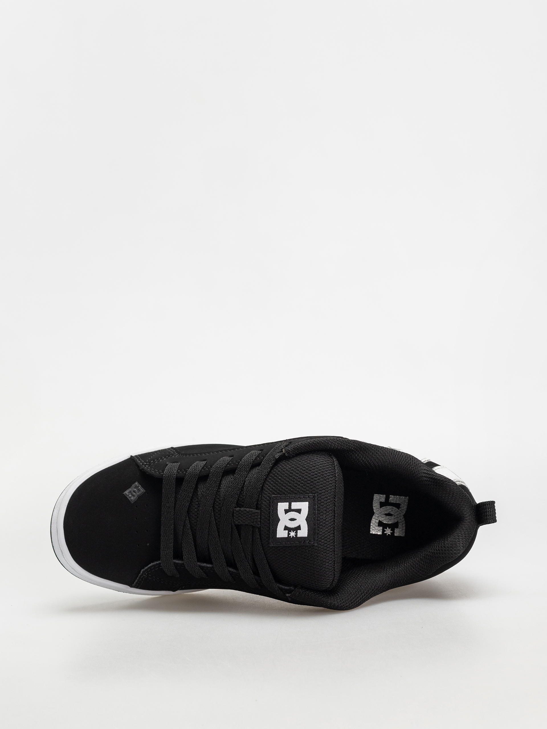 DC Court Graffik Wmn Shoes (black/white stencil)