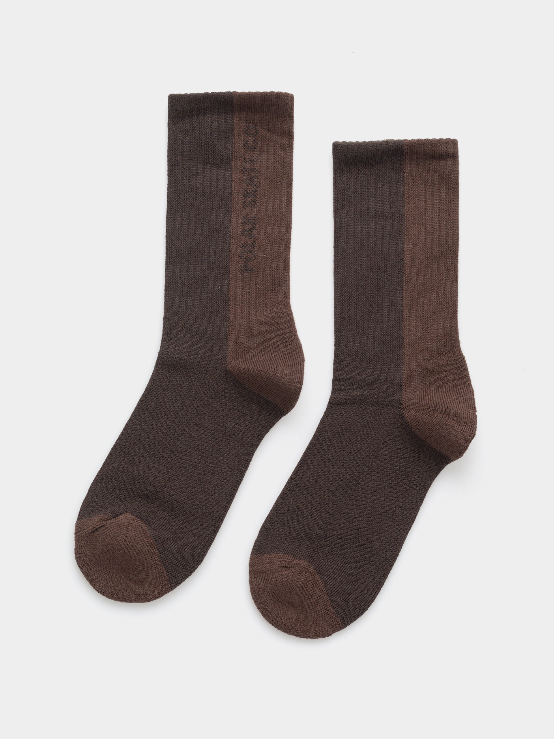 Polar Skate Socks Rib 50/50 (brown)
