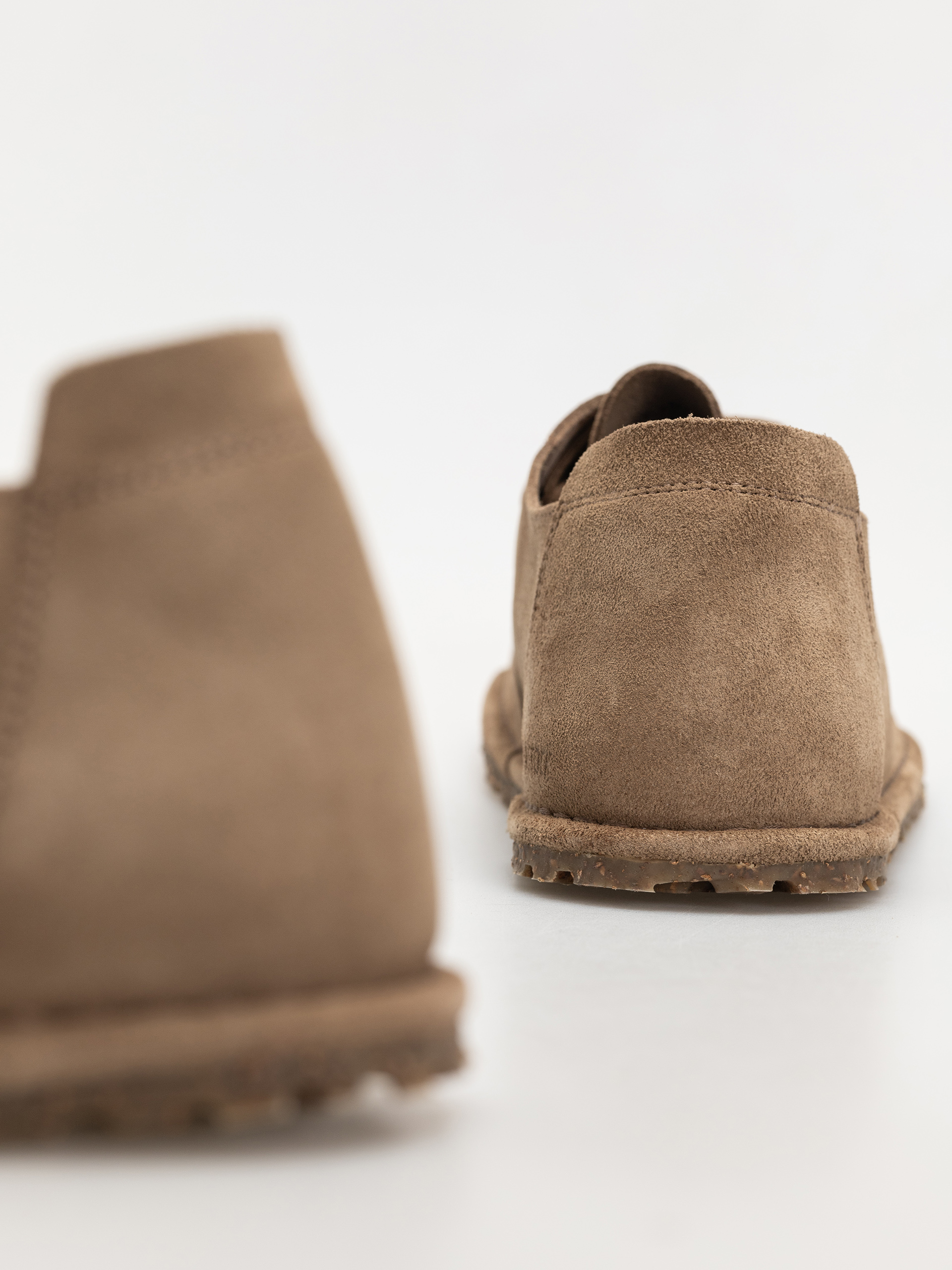 Birkenstock Flip Flops Utti Lace Suede Leather Regular (gray taupe)