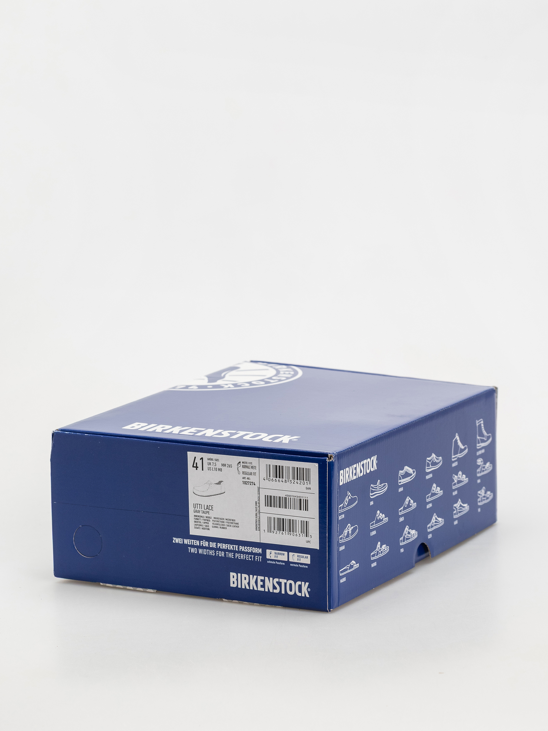 Birkenstock Flip Flops Utti Lace Suede Leather Regular (gray taupe)