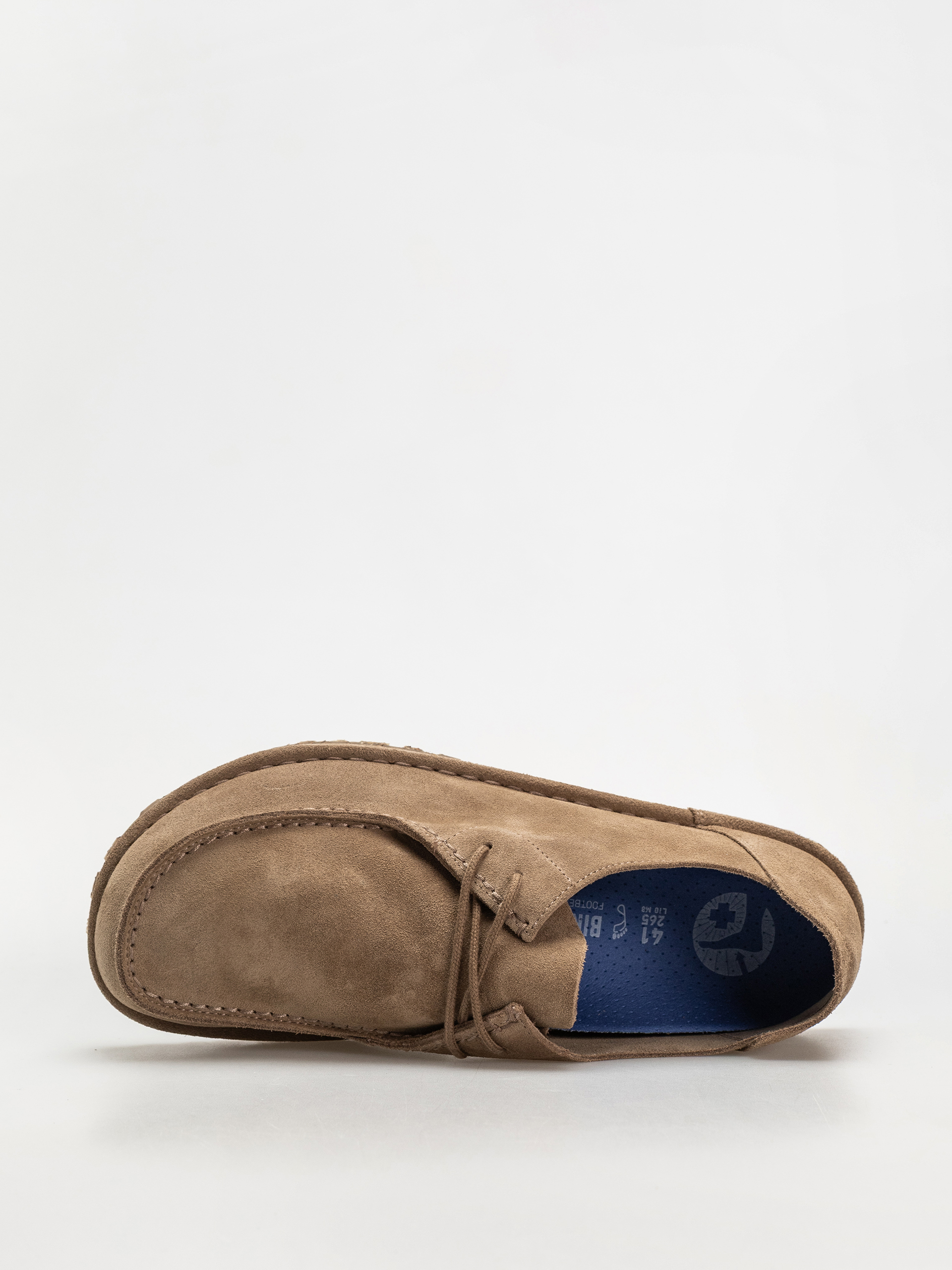 Birkenstock Flip Flops Utti Lace Suede Leather Regular (gray taupe)