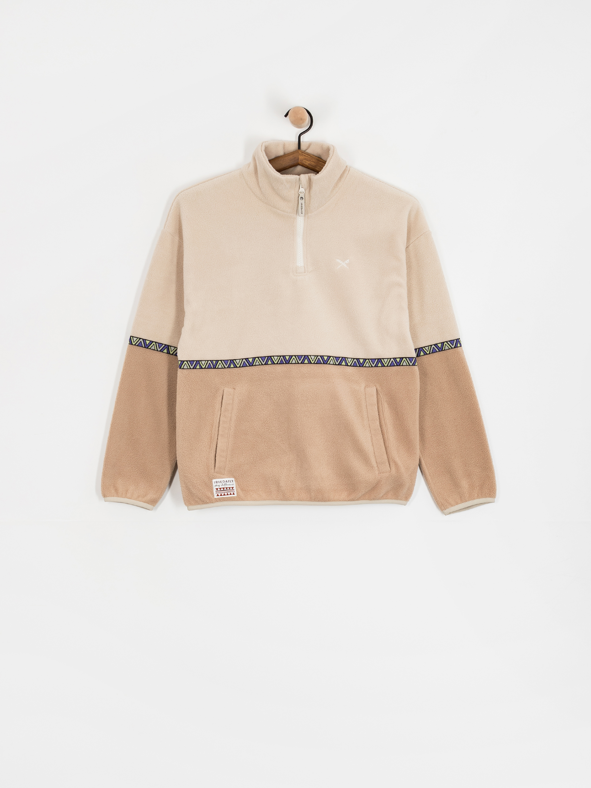 Damen Iriedaily Holina Fleece Jacke (khaki)