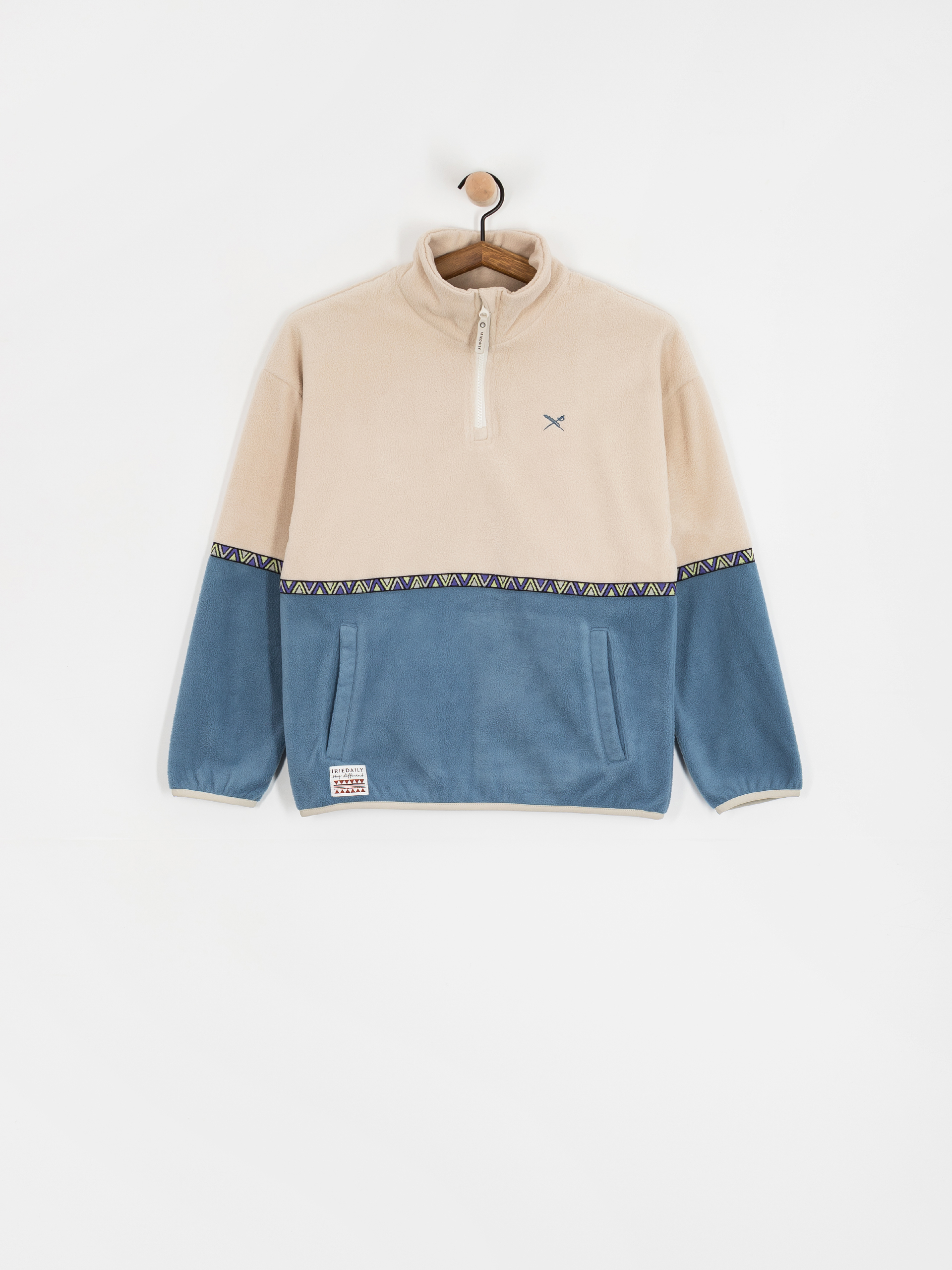 Womens Iriedaily Holina Fleece  (grey blue)