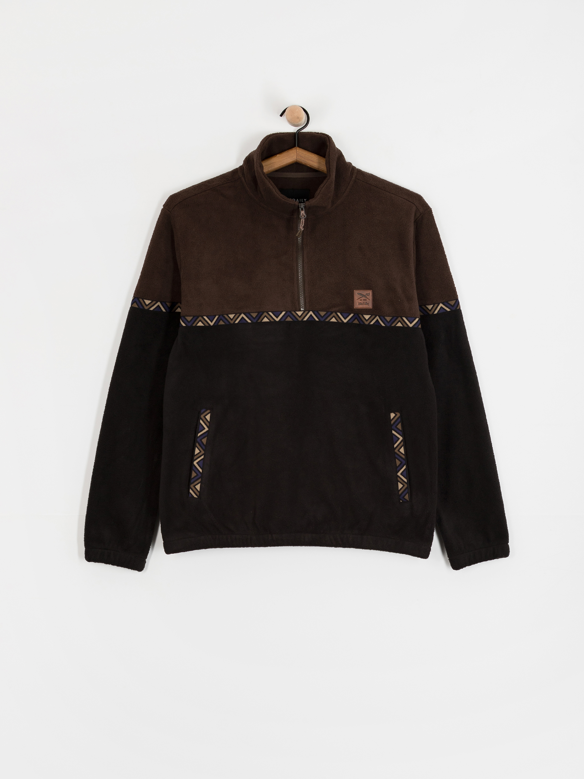 Herren Iriedaily Monte Noe Fleece Jacke (dark coffee)