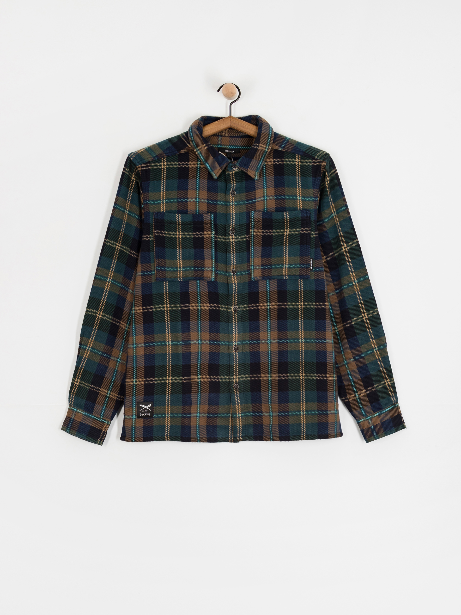 Iriedaily Chillax Lumber Shirt (cara black)