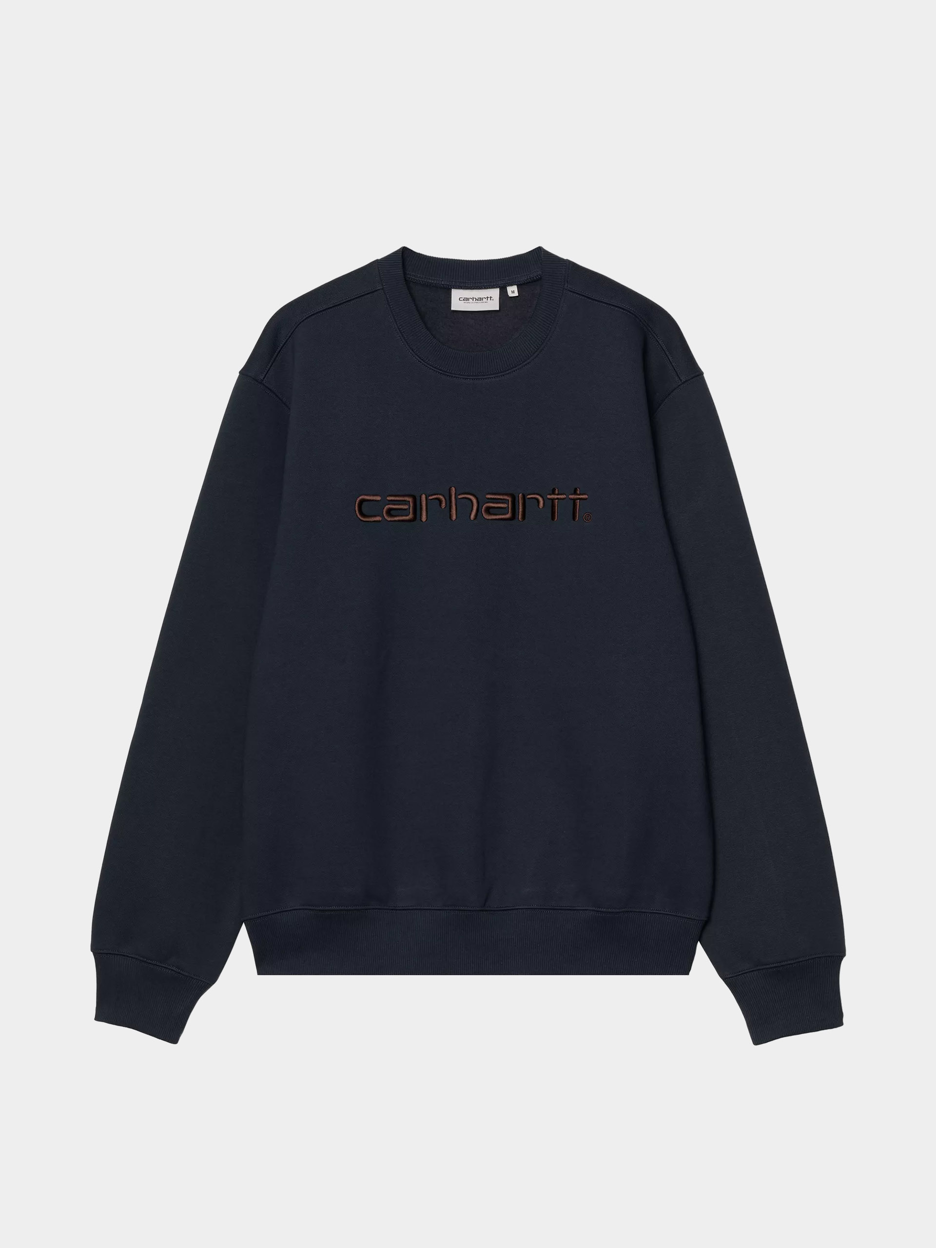 Carhartt WIP Rivet Script Sweatshirt - grey (manta) Carhartt WIP Rivet Script Sweatshirt - grey (manta)