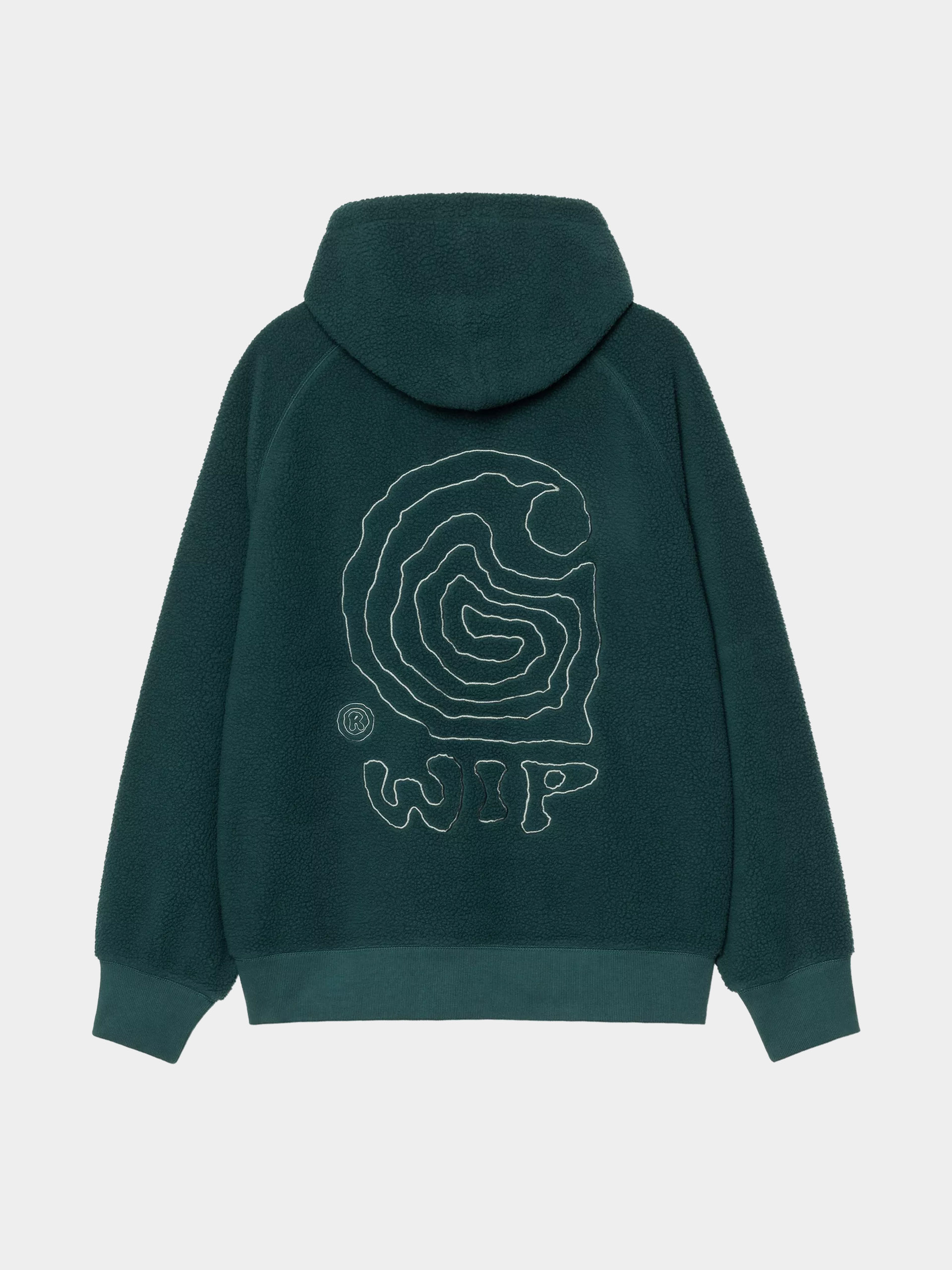 Carhartt WIP Hoodie Helix HD (deep lagoon/silver pine)