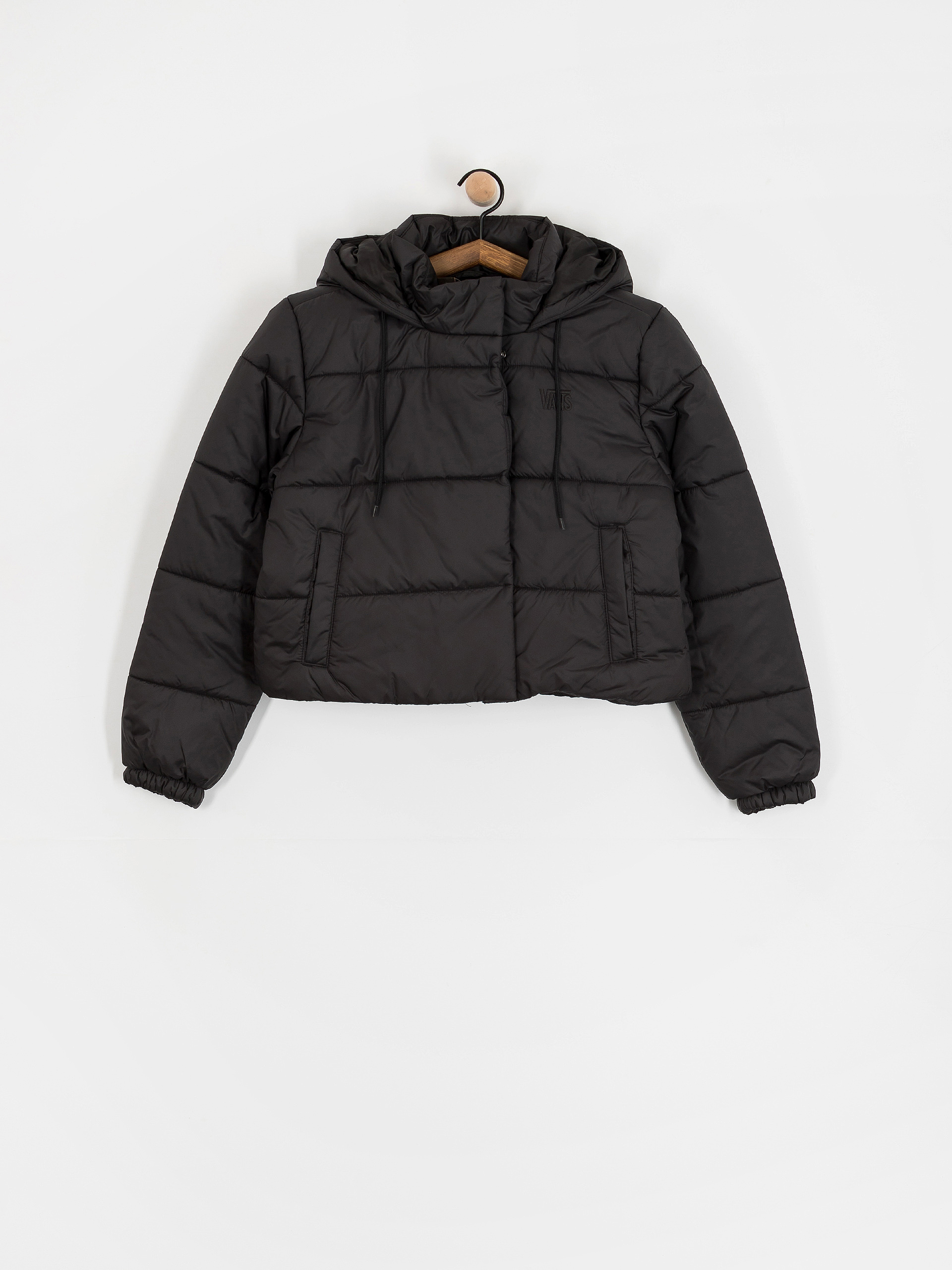 Vandy the pink BURGER PUFFER ダウンベスト ブラック Vans Hillgate Cropped Puffer Wmn Jacket - black (black)