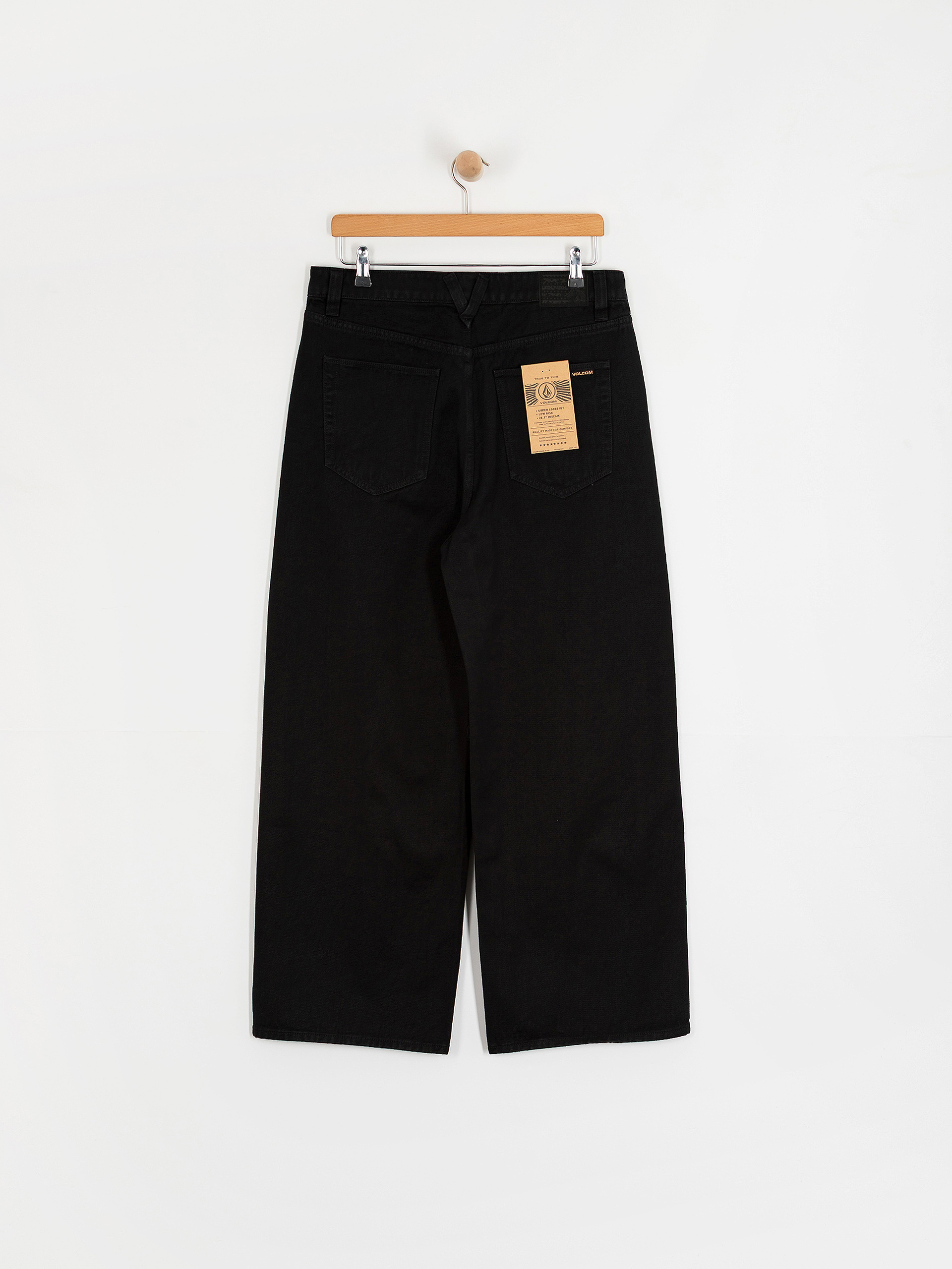 Volcom Pants Beeggy Denim Wmn (black combo)
