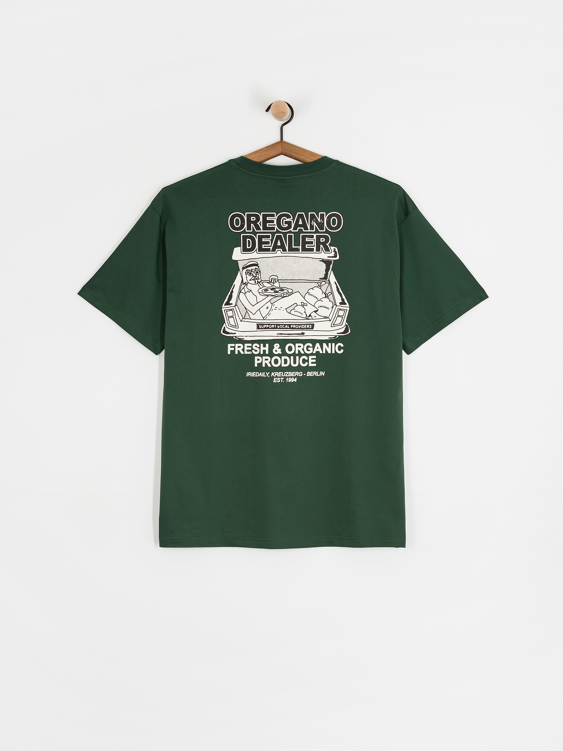 Iriedaily T-Shirt Oregano Dealer (bottle green)
