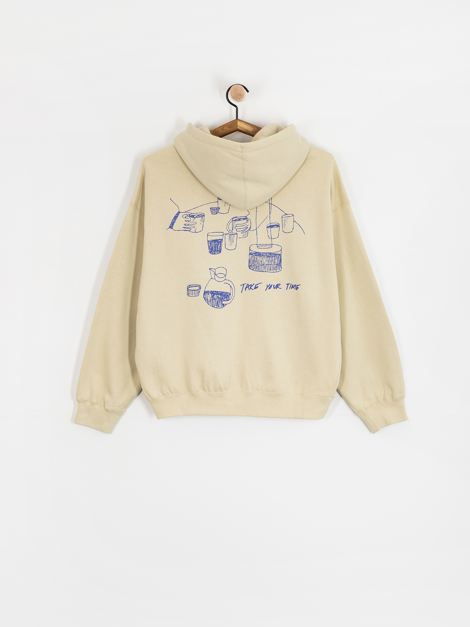 OBEY Hoodie Time Baggy Relaxed HD Wmn (sand)