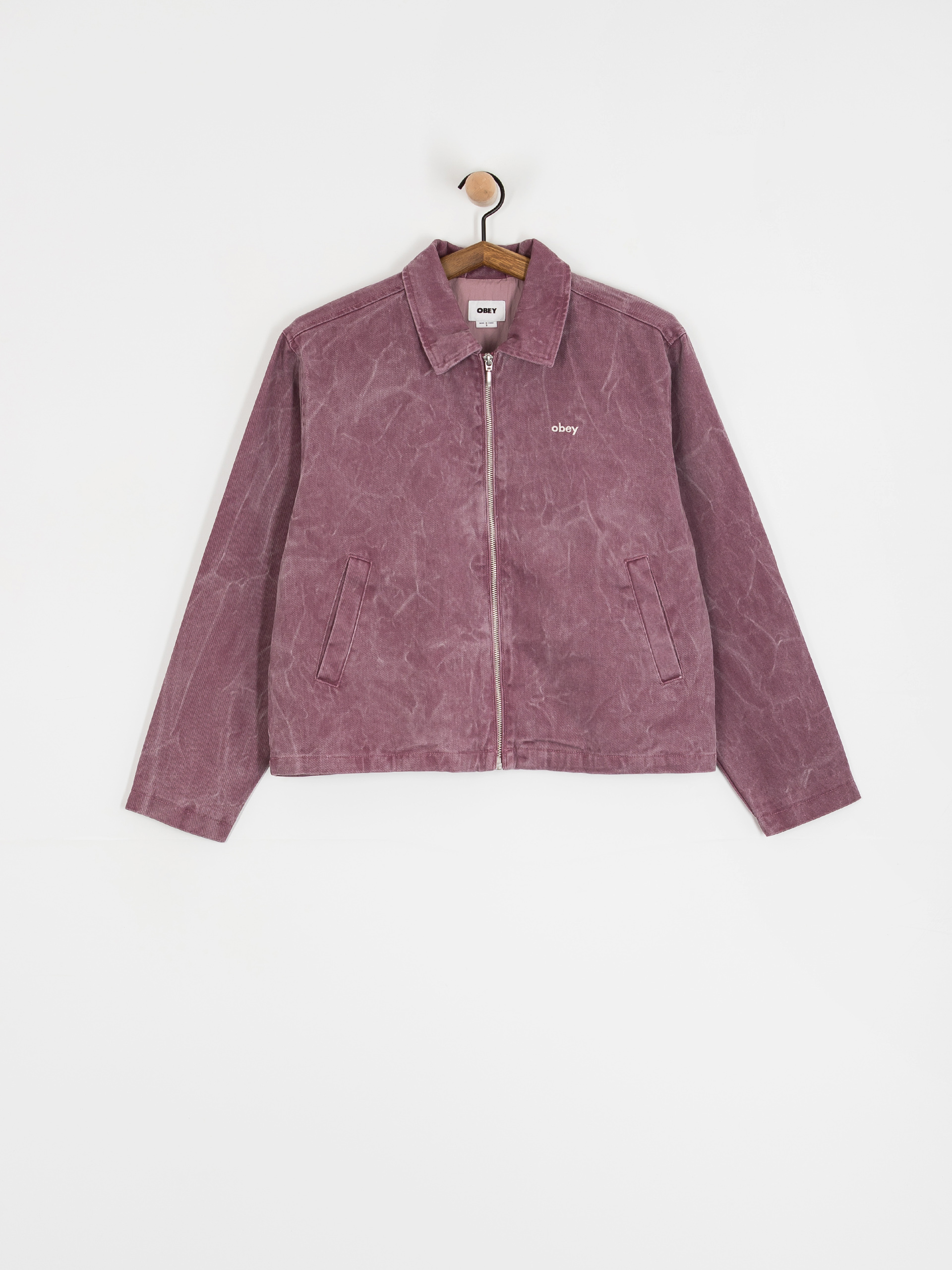 OBEY Jacke Donovan Zip Wmn (tulip wrinkle wash)