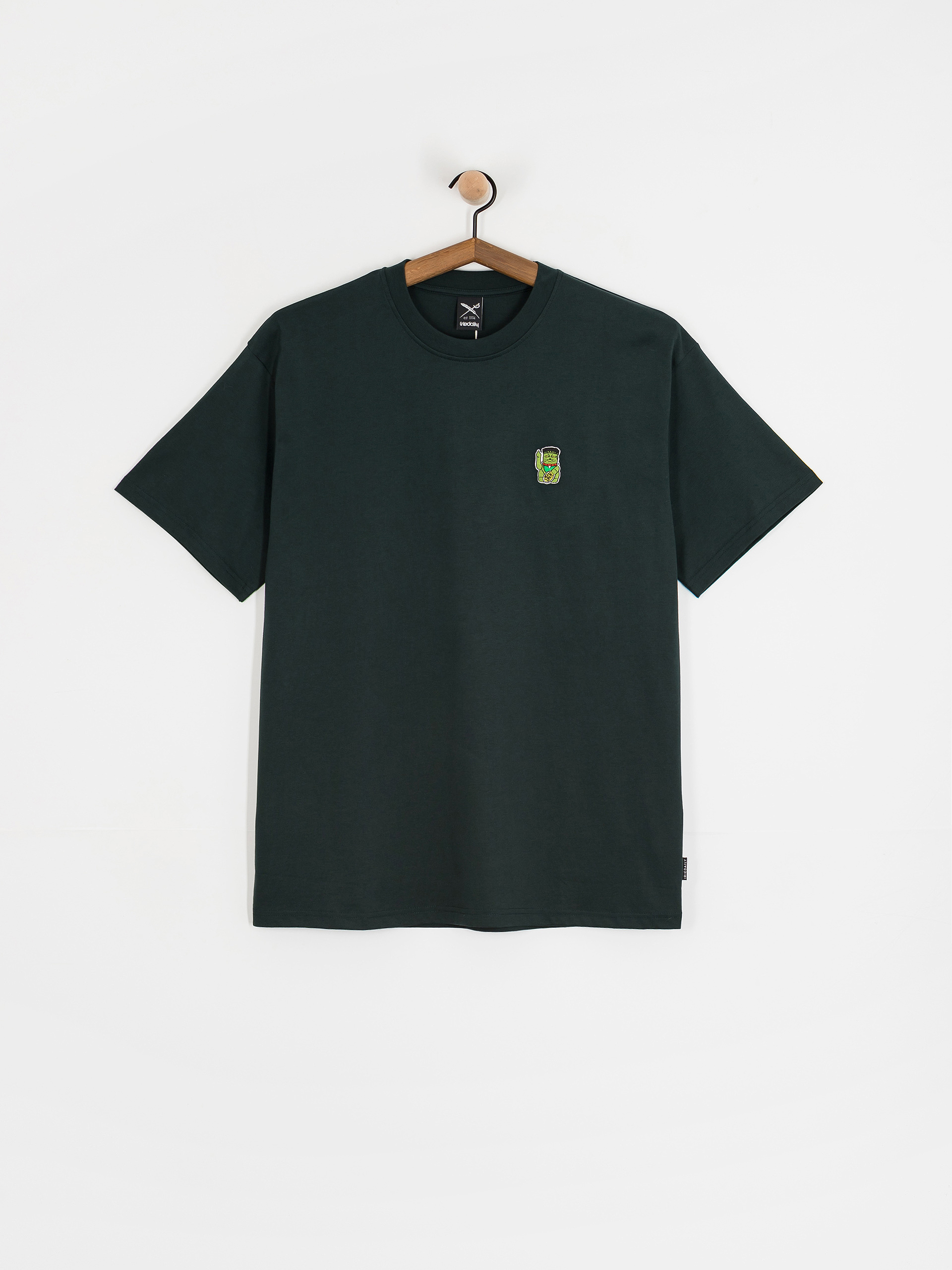 Iriedaily T-Shirt Franken Cat (night forest)