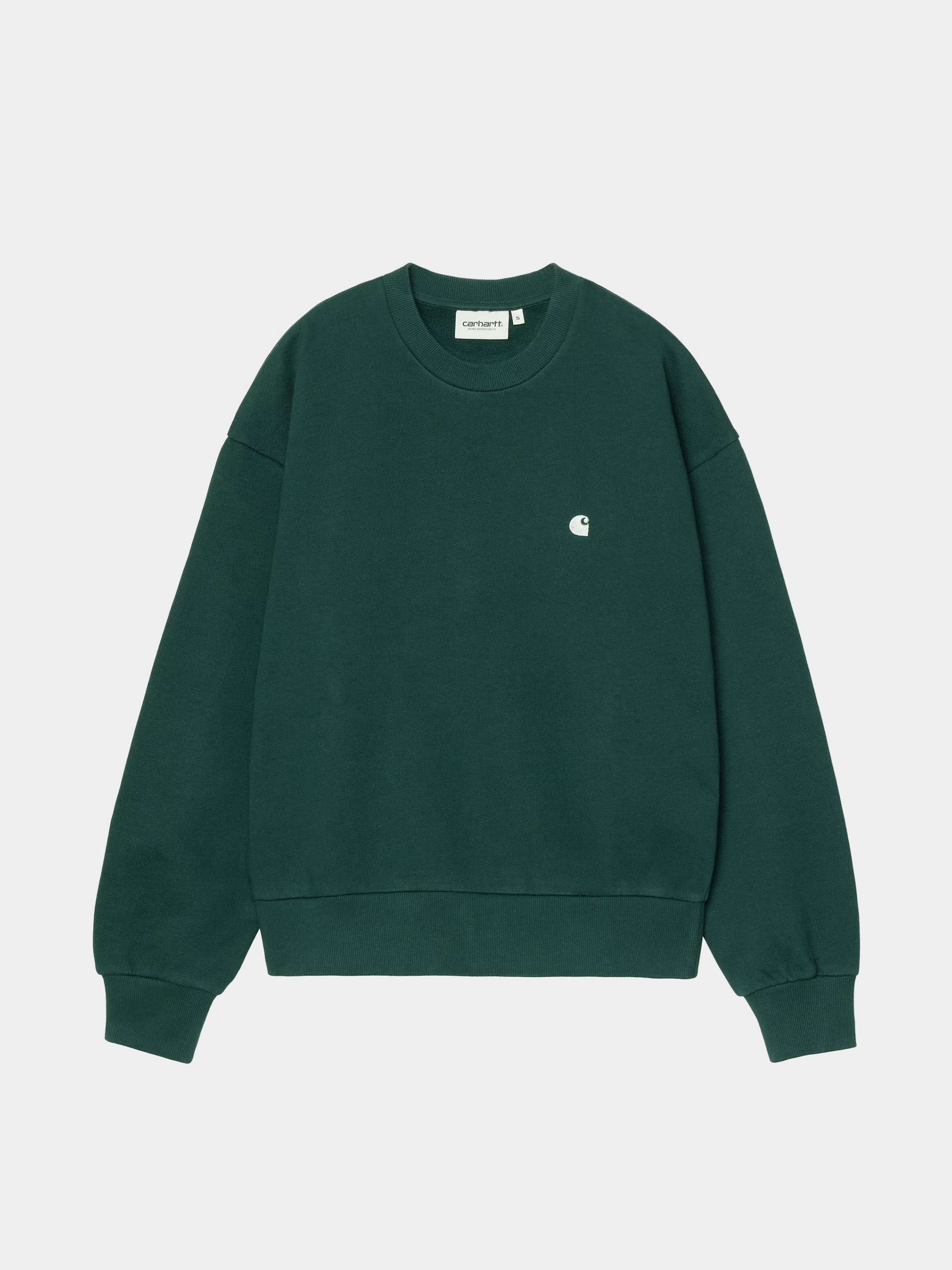 Carhartt WIP Sweatshirt Casey Wmn (dark fir/silver)
