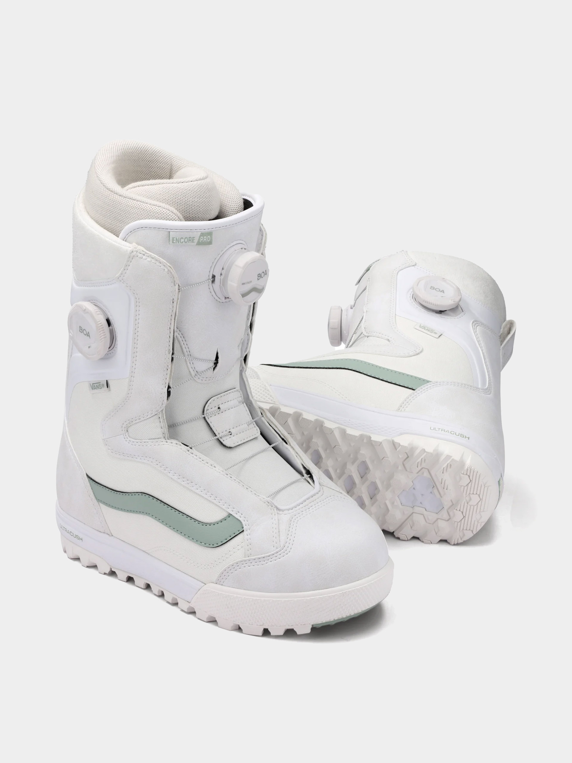 Damen Vans Snowboard Schuhe Encore Pro (30th anniversary white/gray olive)