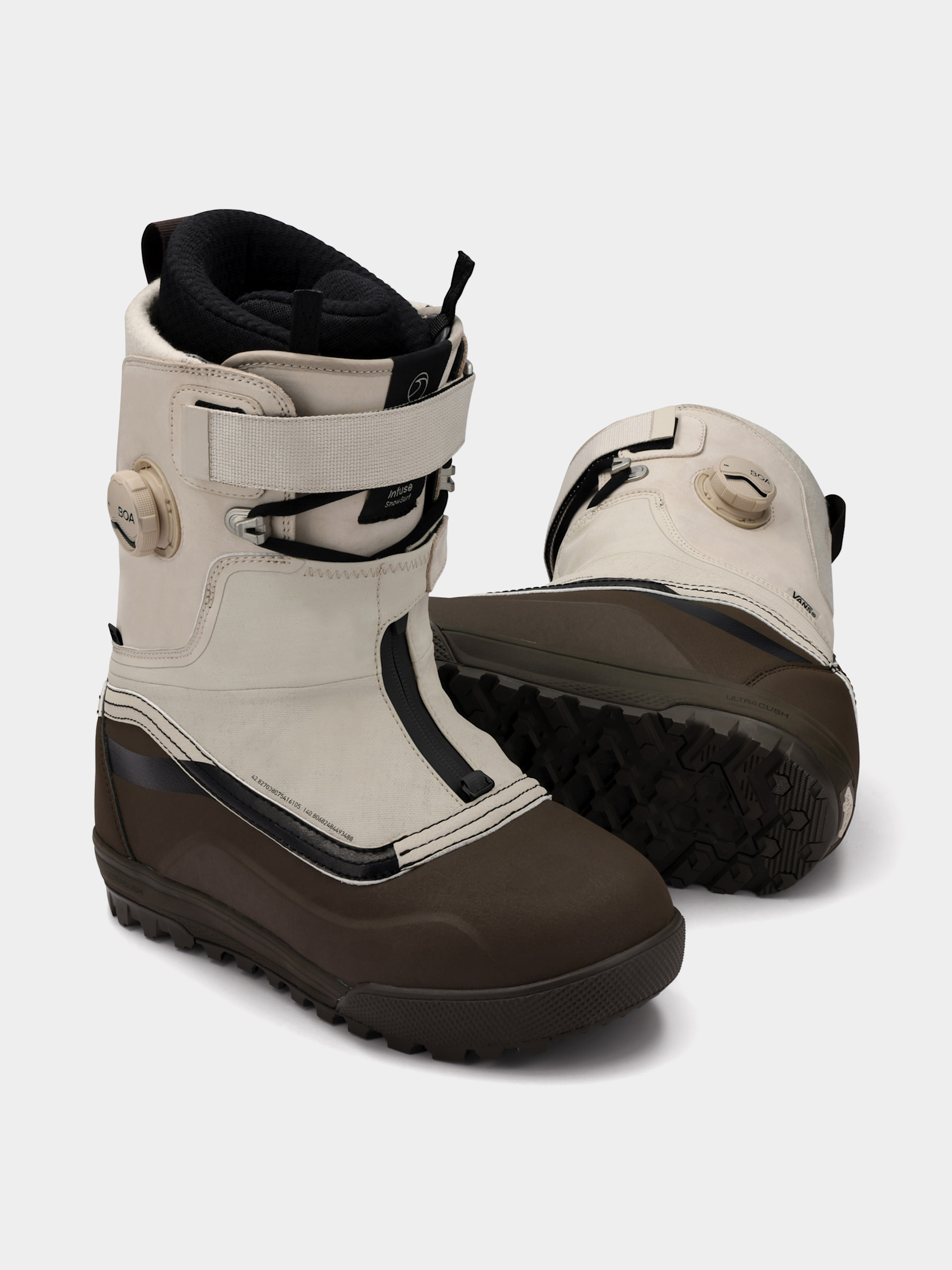 Mens Vans Snowboard boots Infuse SnowSurf (oatmeal/brown)