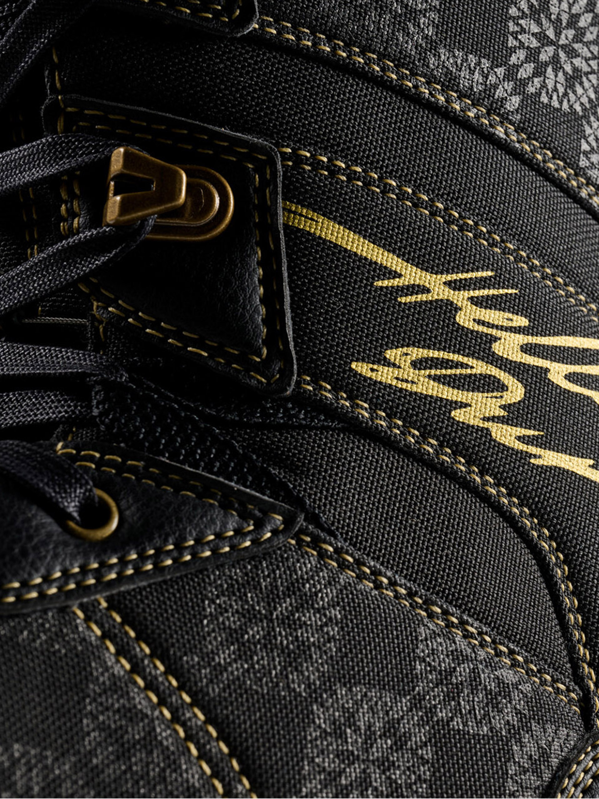 Herren Vans Snowboard Schuhe Invado Pro (black/gold)