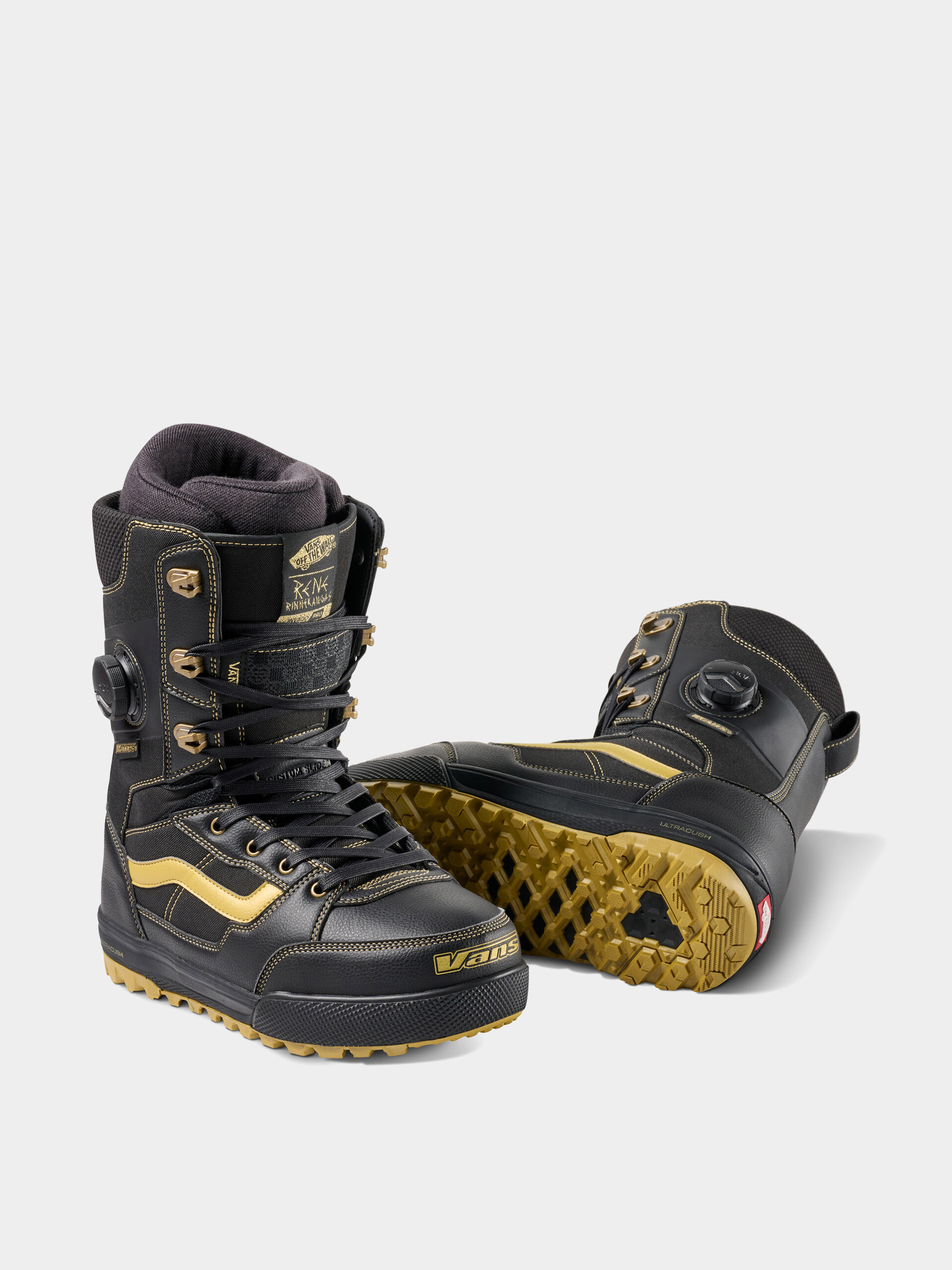 Herren Vans Snowboard Schuhe Invado Pro (black/gold)