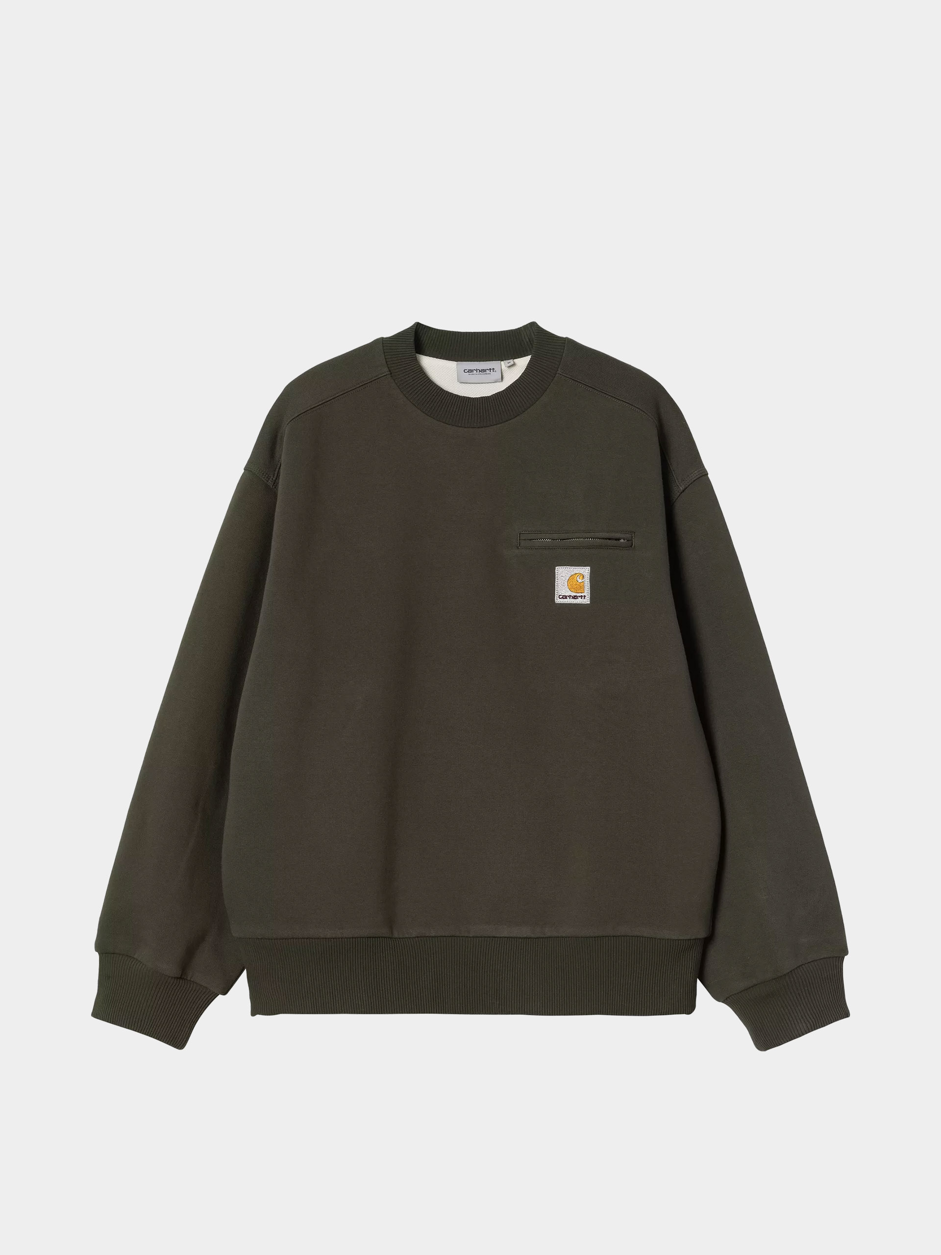 Carhartt WIP Sweatshirt Detroit (olive/stone washed)