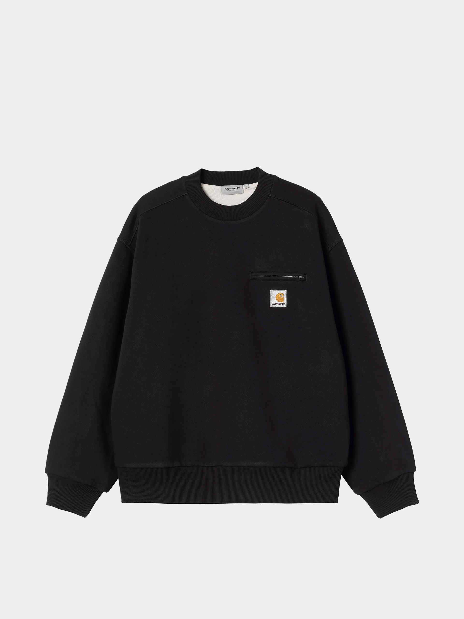 Carhartt WIP Sweatshirt Detroit (black/stone washed)