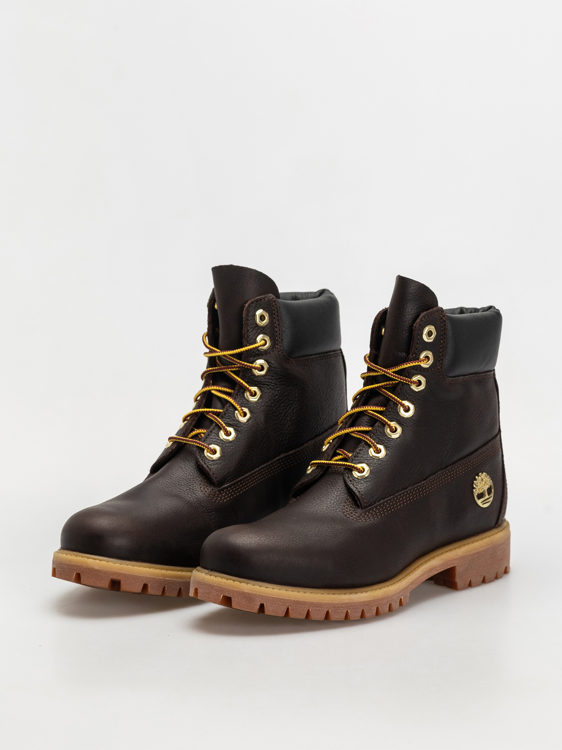 Timberland Premium 6 Inch Winterschuhe (dk brown full grain w blk)