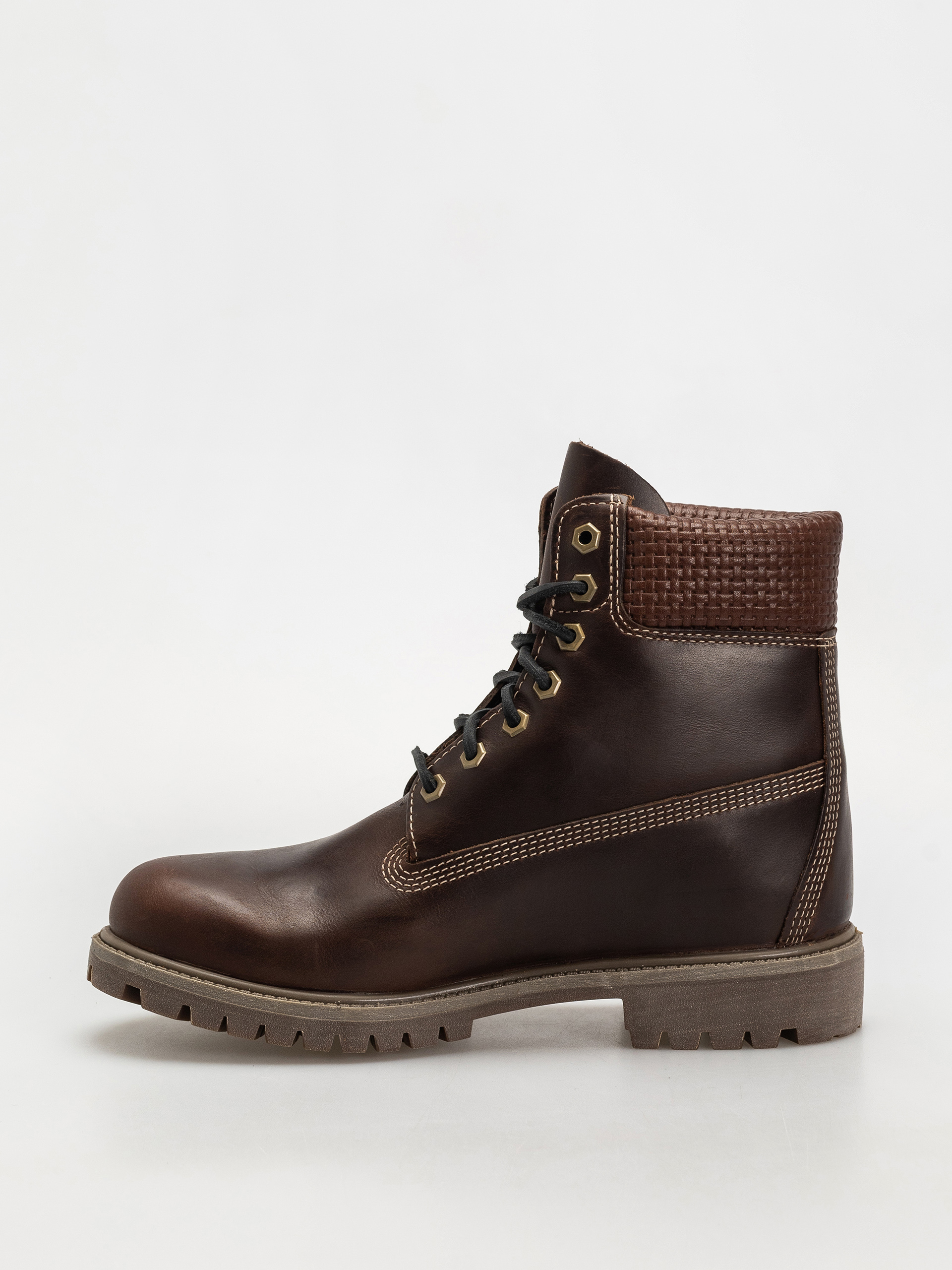 Timberland Premium 6 Inch winter shoes (md brown full grain w blk)