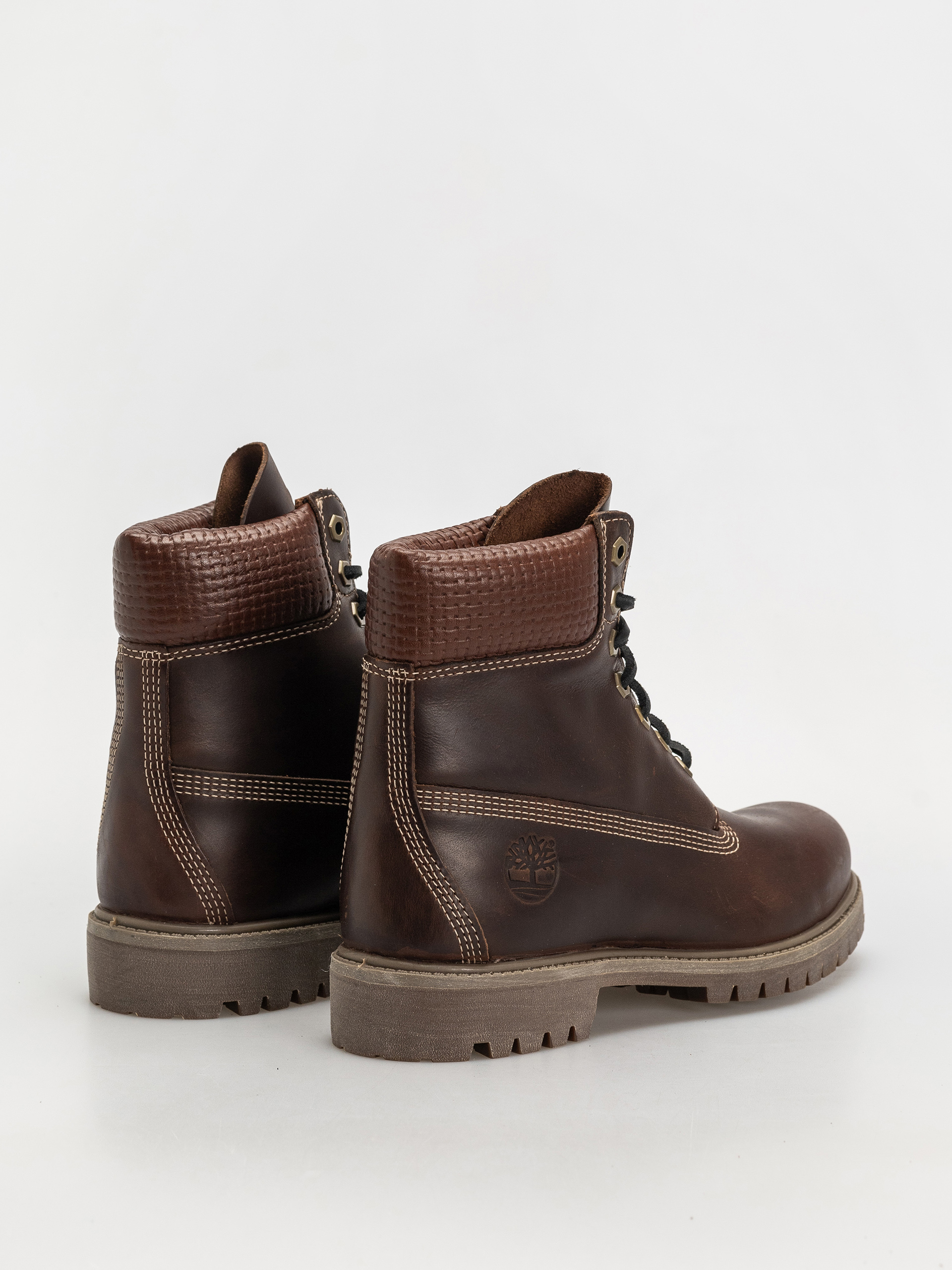 Timberland Premium 6 Inch winter shoes (md brown full grain w blk)