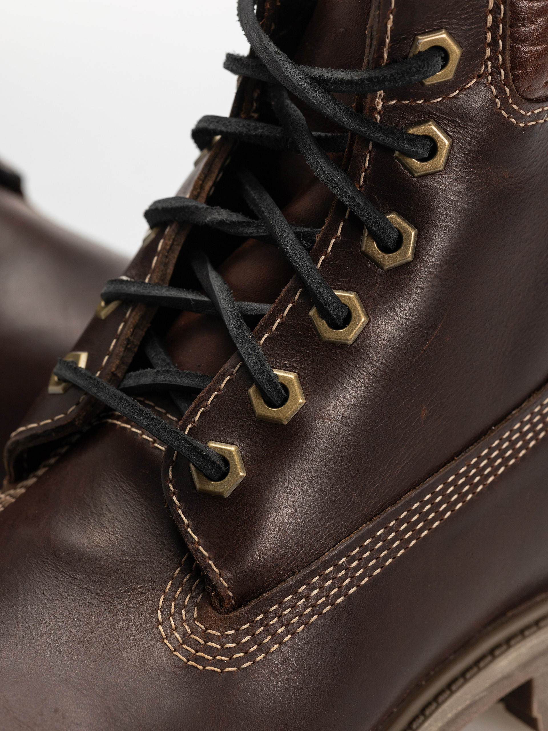 Timberland Premium 6 Inch winter shoes (md brown full grain w blk)