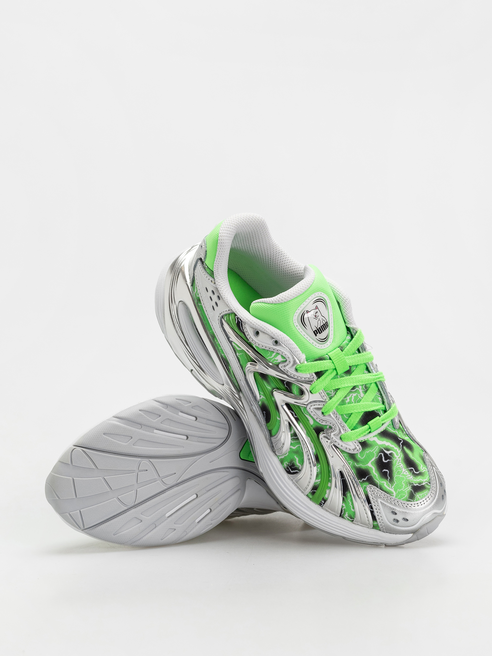 Puma X RipNDip Inverse Schuhe (puma silver/fluro green pes)